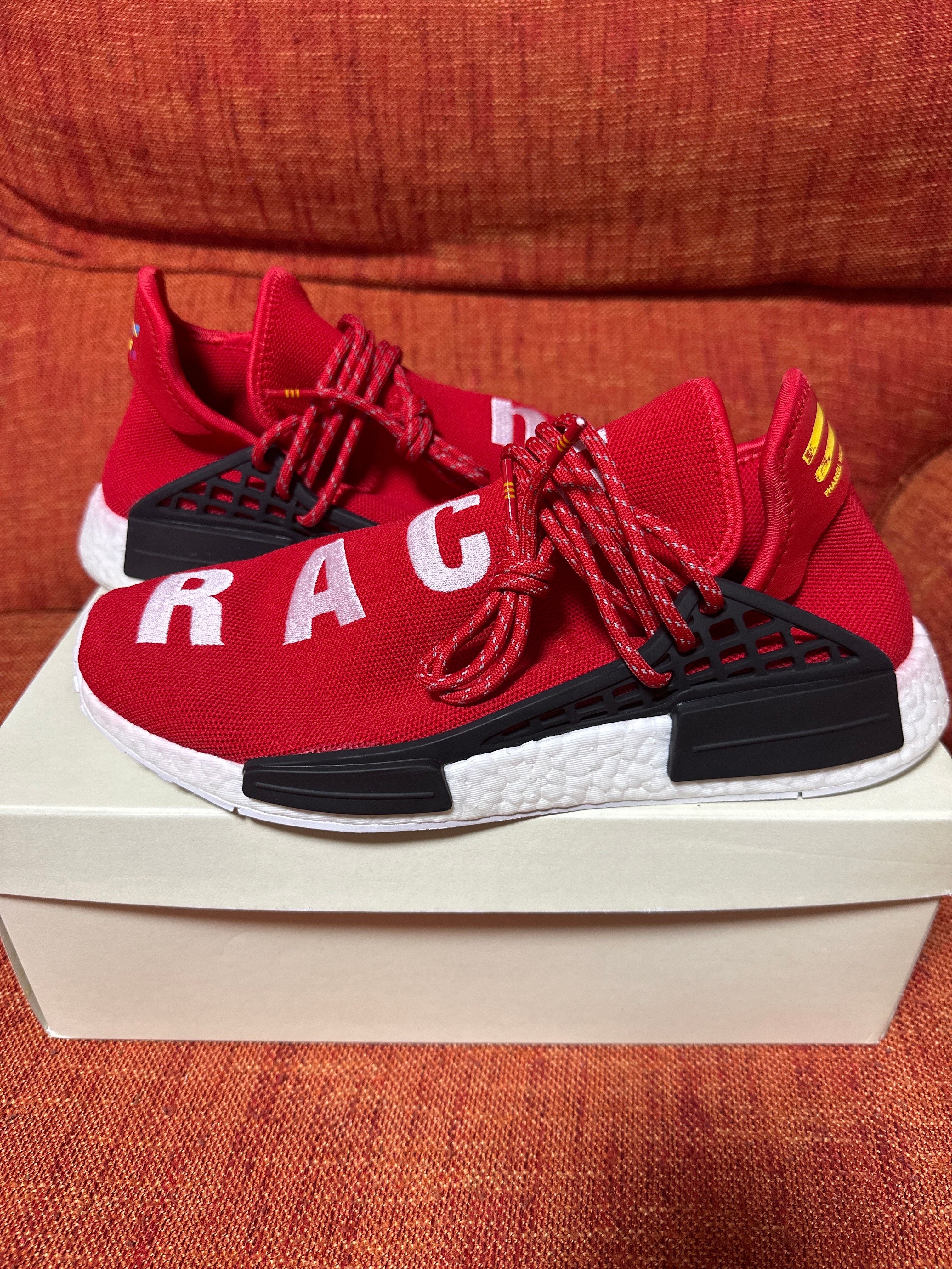 Pharrell Williams × adidas HUMAN RACE NMD "SCARLET"