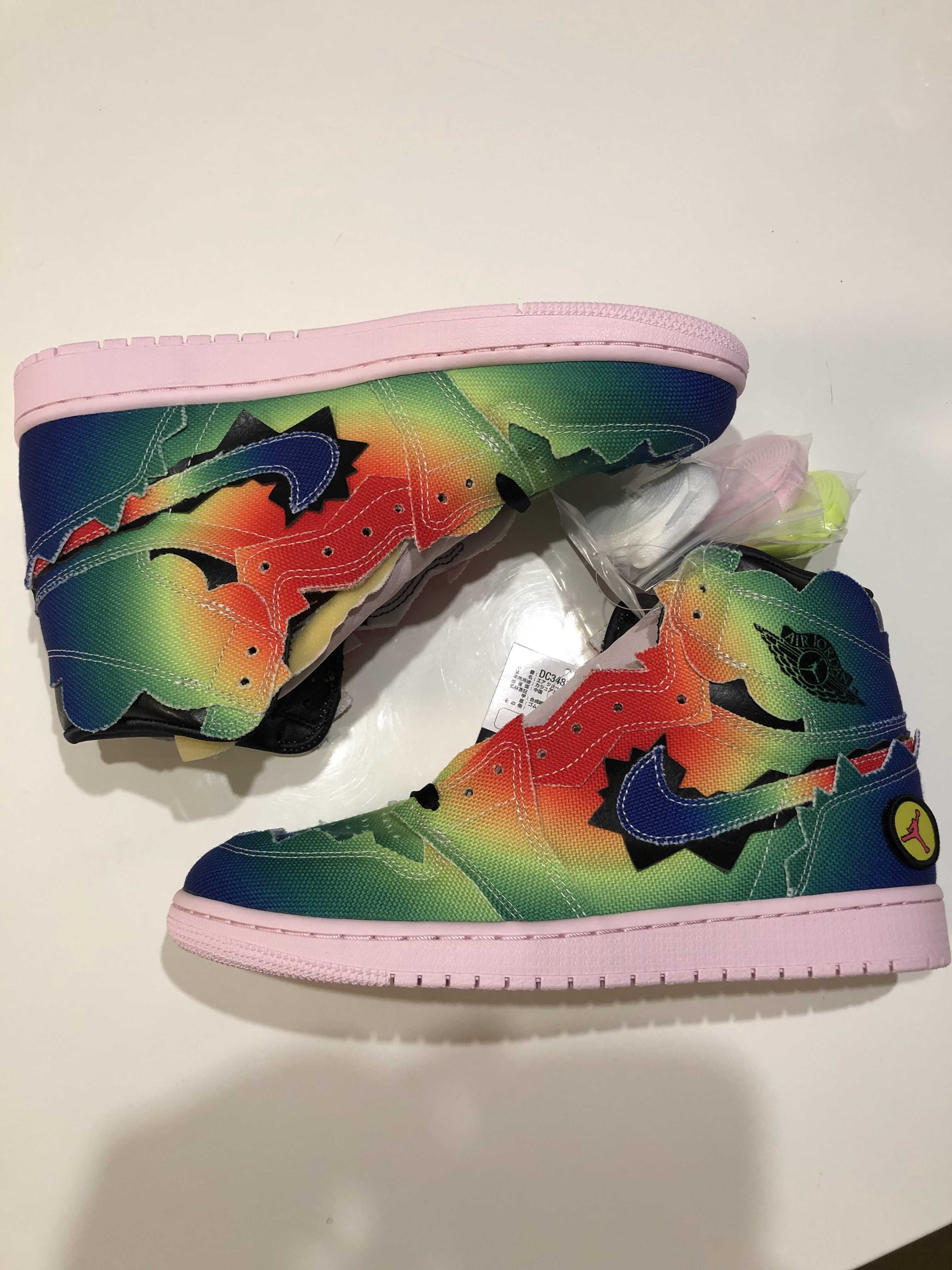 J Balvin × Nike Air Jordan 1 High OG "Rainbow"
