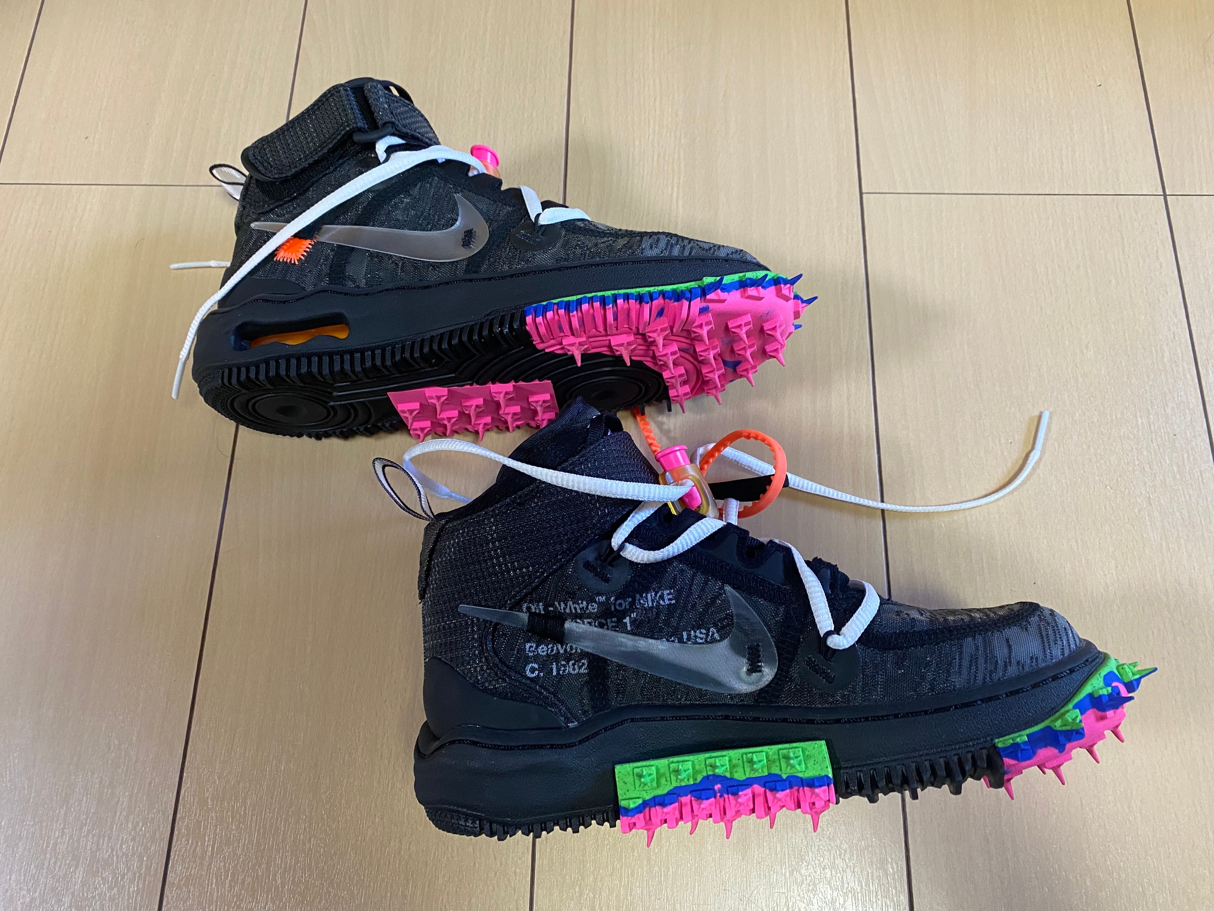 Off-White × Nike Air Force 1 Mid "Black"