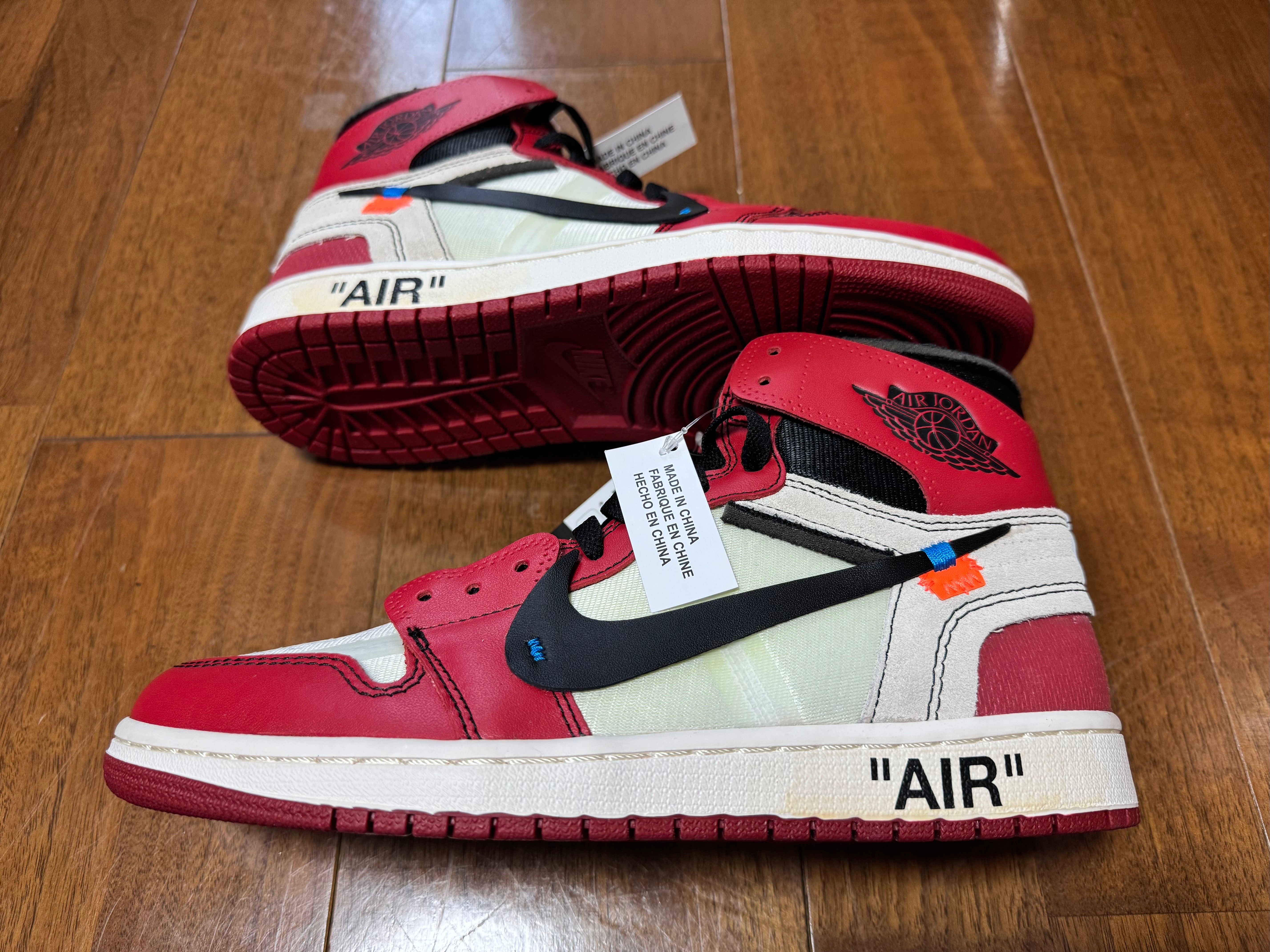 Off-White × Nike Air Jordan 1 Retro High The Ten "Chicago"