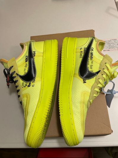 Off-White × Nike Air Force 1 Low "Volt"
