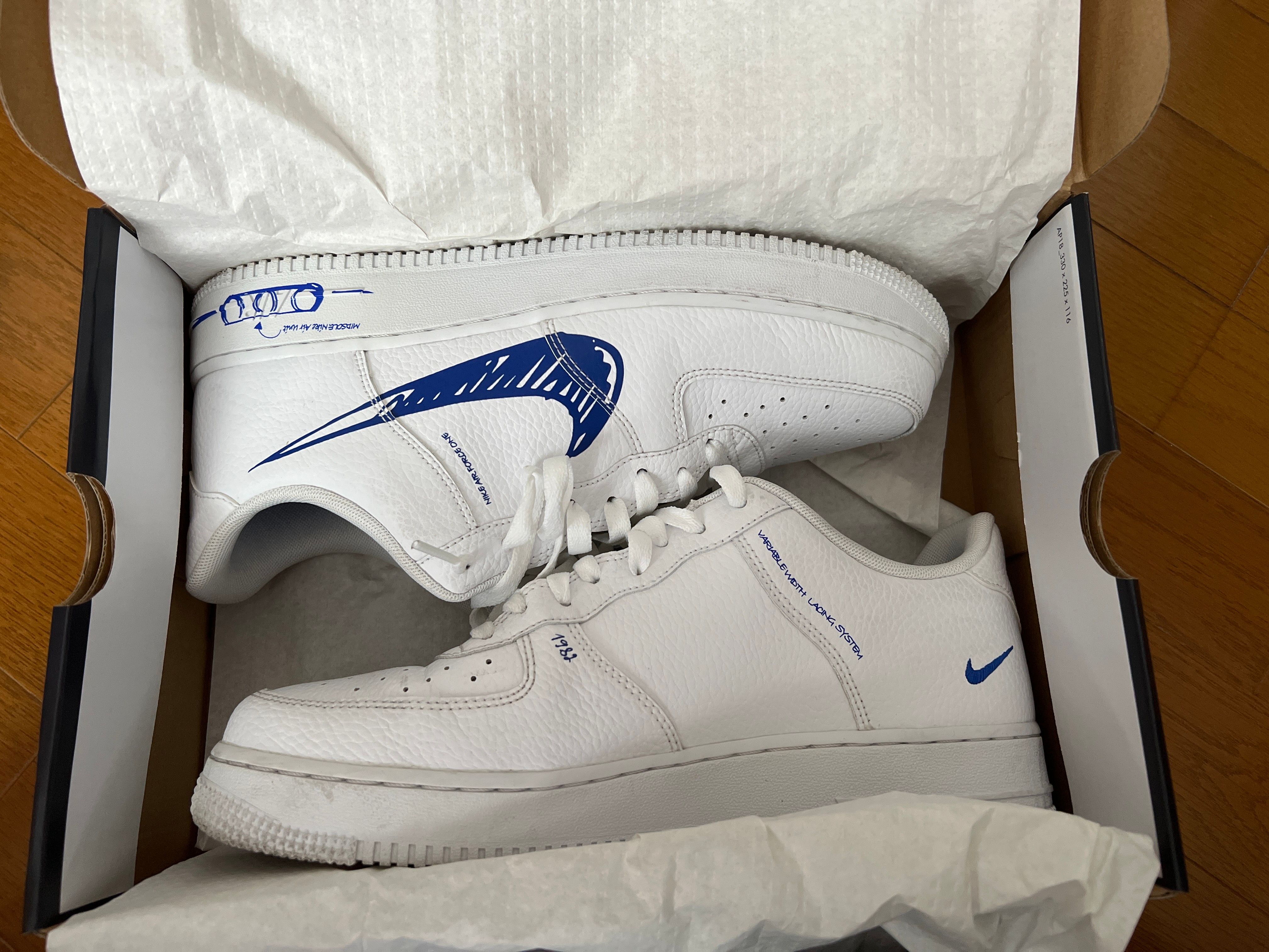 Nike Air Force 1 Low LV8 Utility "White/Blue"