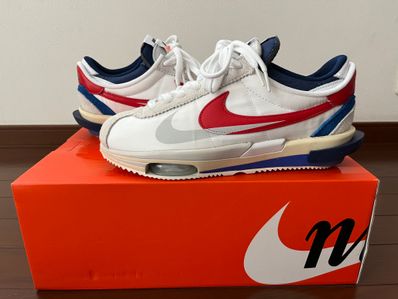 sacai × Nike Zoom Cortez "White and University Red"