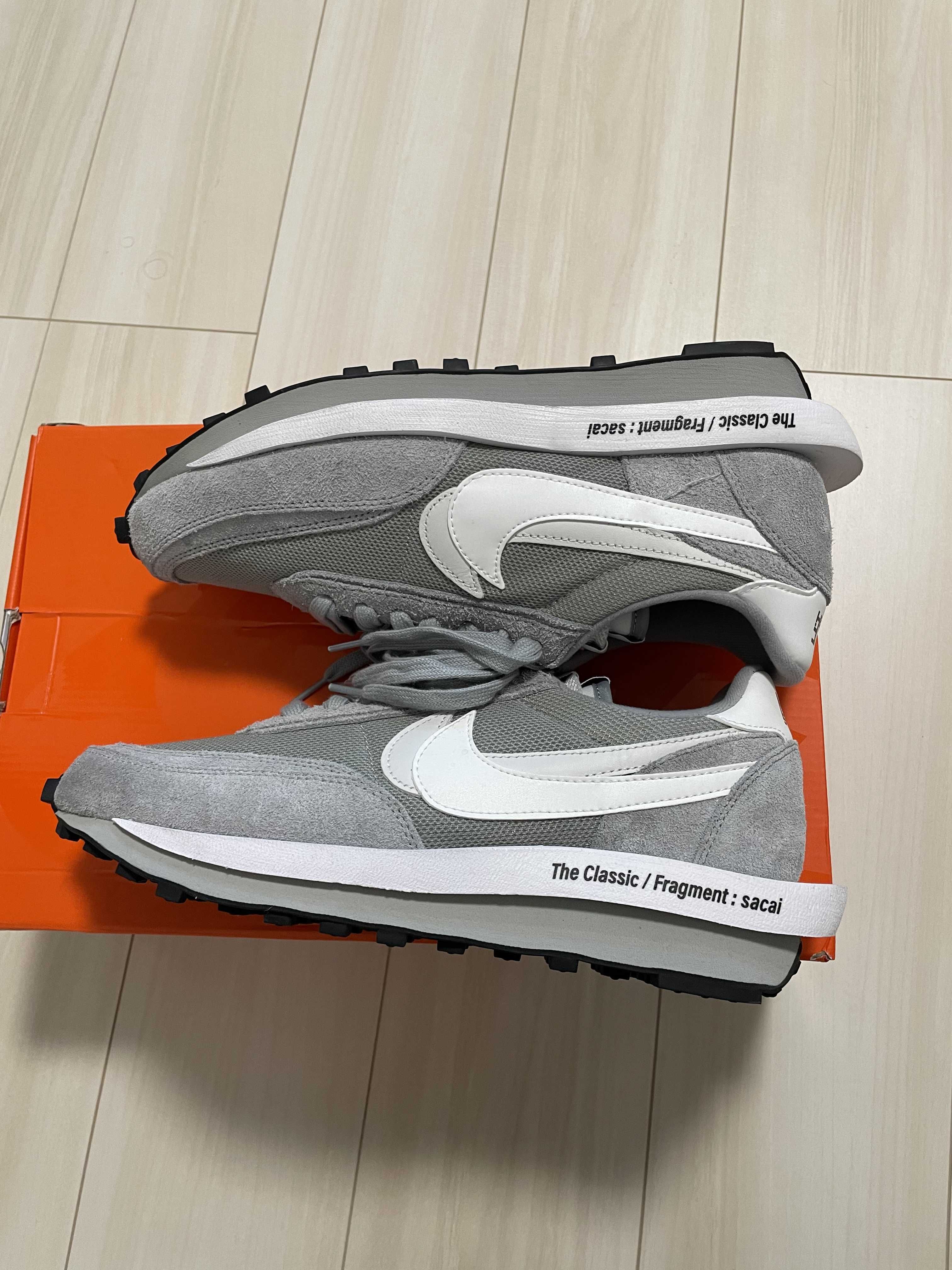 Fragment × sacai × Nike LD Waffle "Light Smoke Grey"