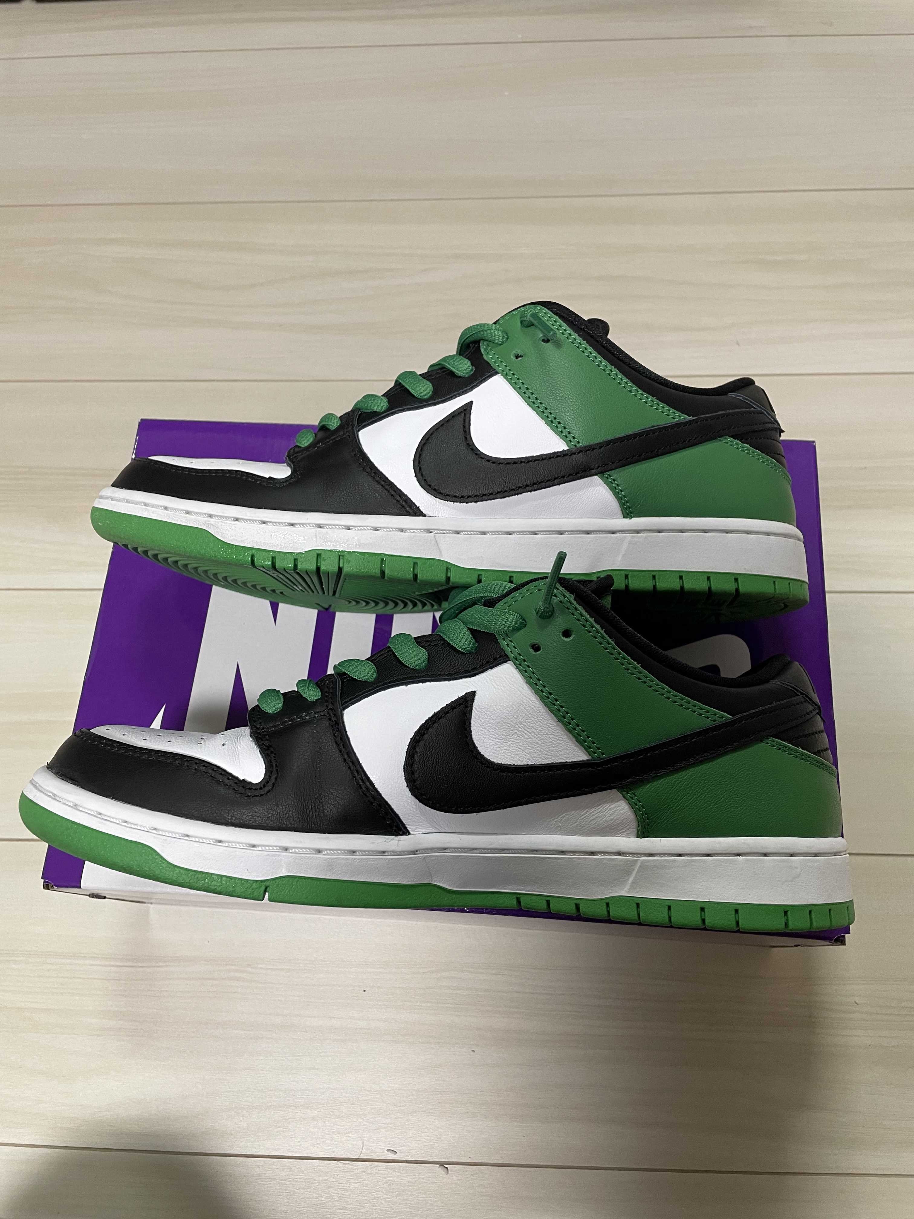 Nike SB Dunk Low Pro "Black and Classic Green"