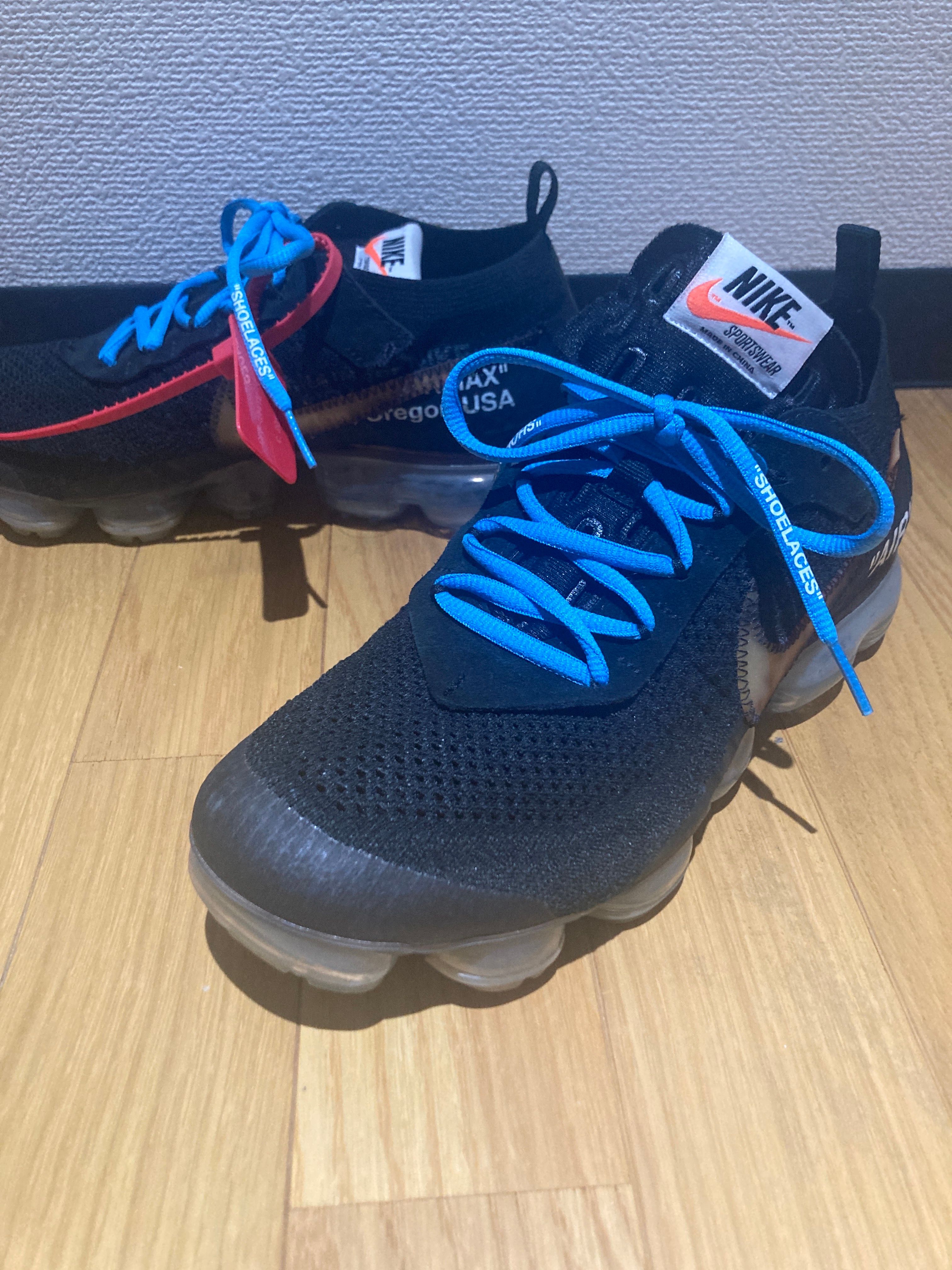 Off-White × Nike Air Vapormax "Black/Total Orange/Clear"