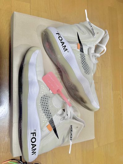 Off-White × Nike React Hyperdunk 2017 Flyknit "The 10/White"