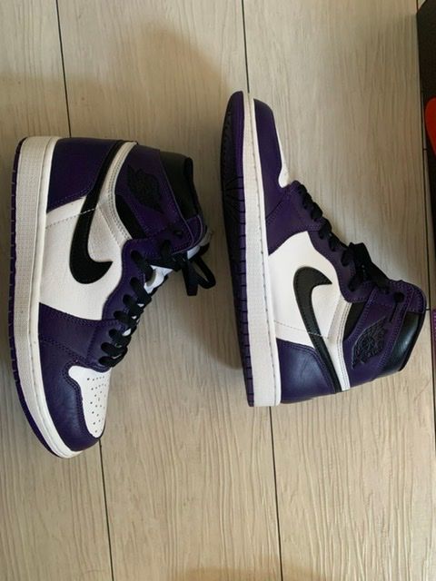 Nike Air Jordan 1 Retro High OG "Court Purple White/Black" (2020)   