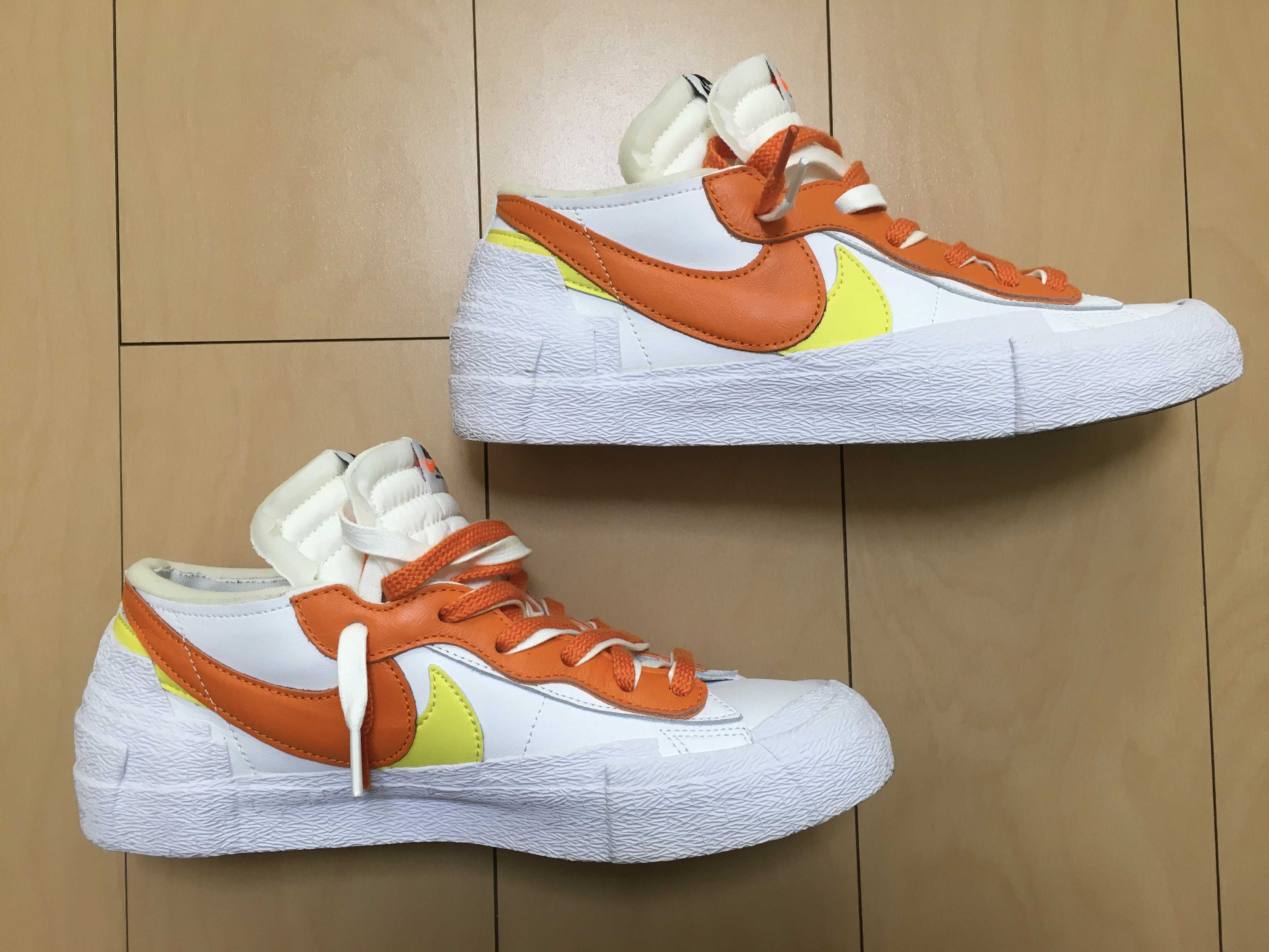 SACAI × NIKE BLAZER LOW "MAGMA ORANGE"