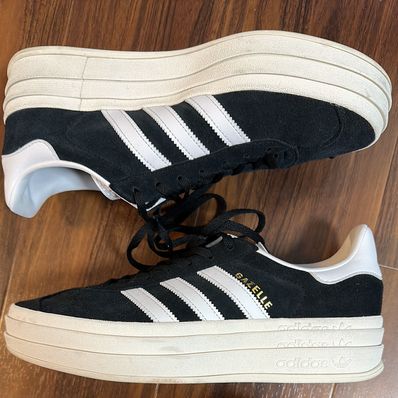 adidas Women's Gazelle Bold "Black/White"