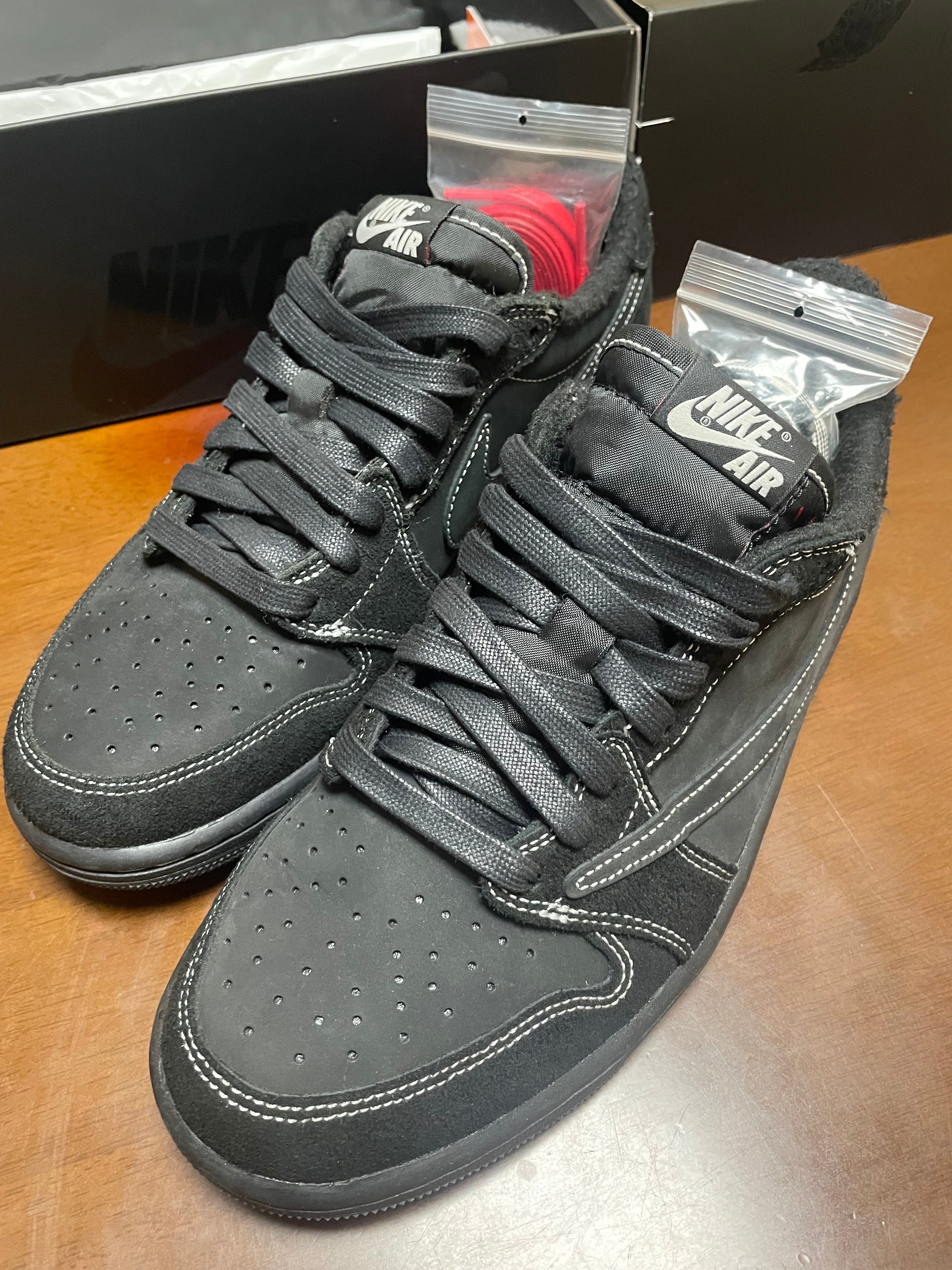 Travis Scott × Nike Air Jordan 1 Low OG SP "Black Phantom"