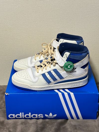 adidas Forum 84 High Blue Thread "Off White-Bright Blue/Footwear White"