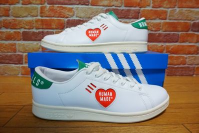 HUMAN MADE × adidas Stan Smith "Footwear White/Green"
