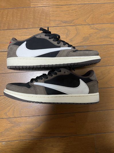 Travis Scott × Nike Air Jordan 1 Low OG SP-T "Black/Dark Mocha"