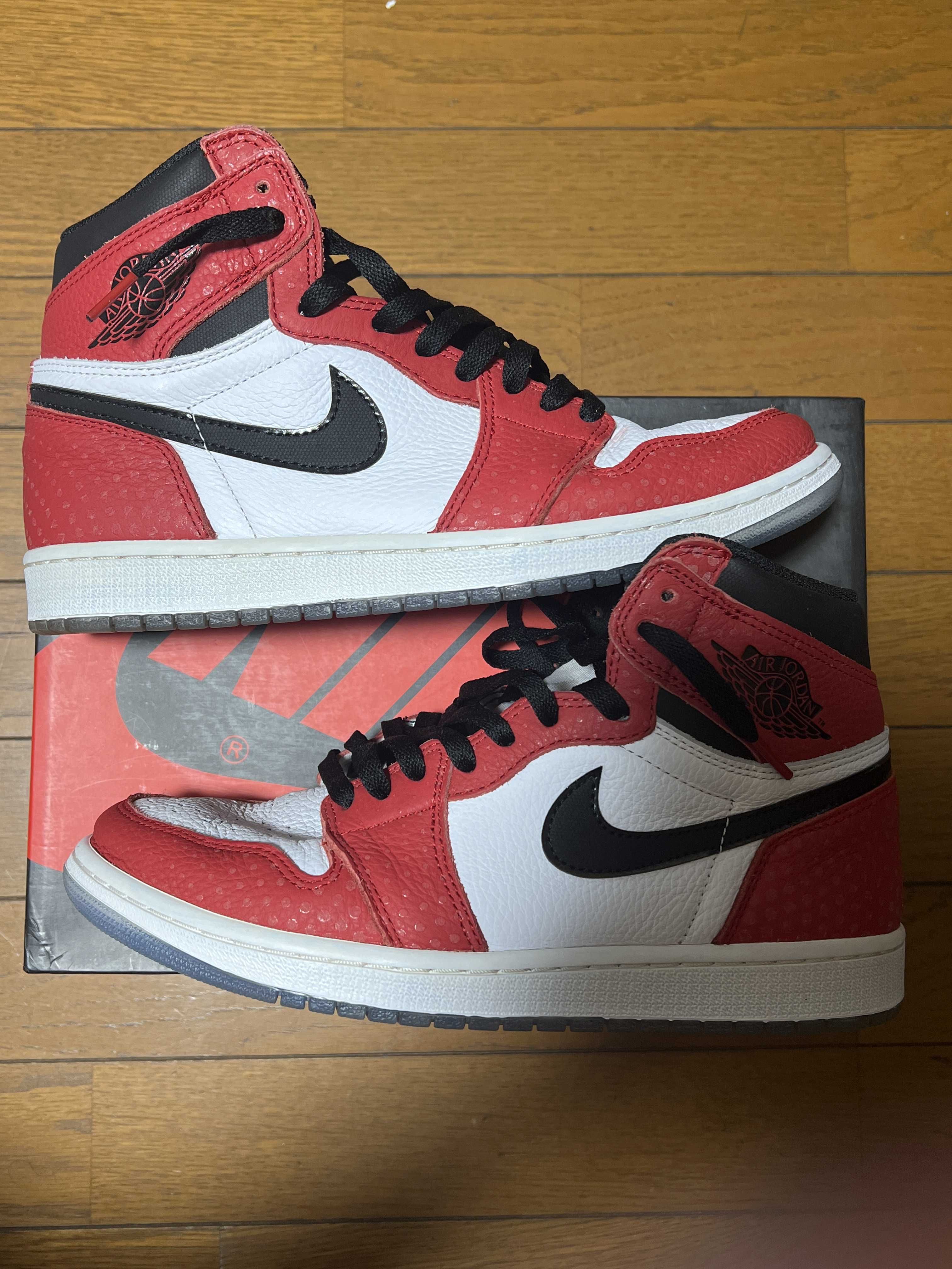 Spiderman × Nike Air Jordan 1 Origin Story "Gym Red/White/Photo Blue/Black"
