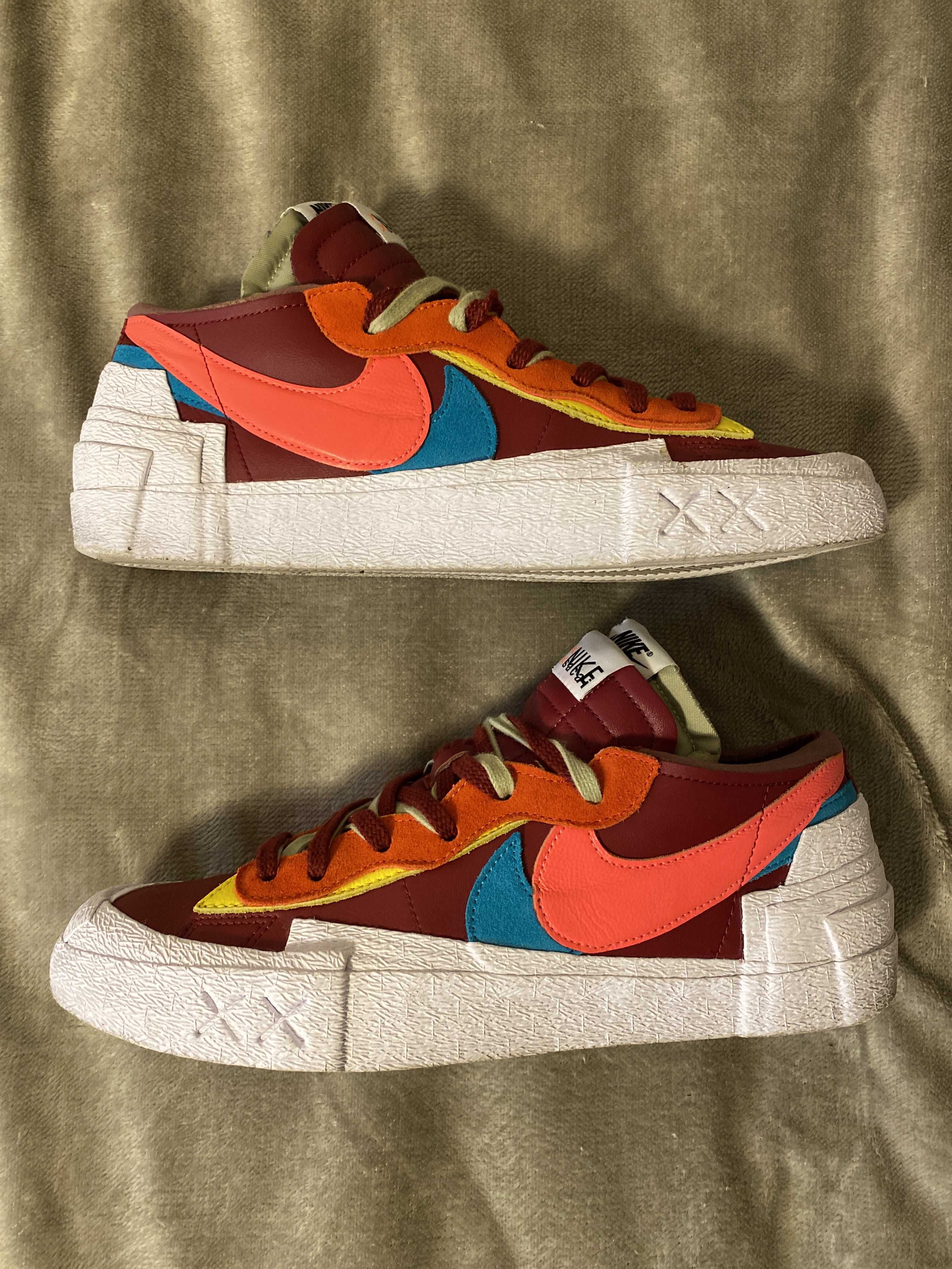 KAWS × sacai × Nike Blazer Low "Team Red"