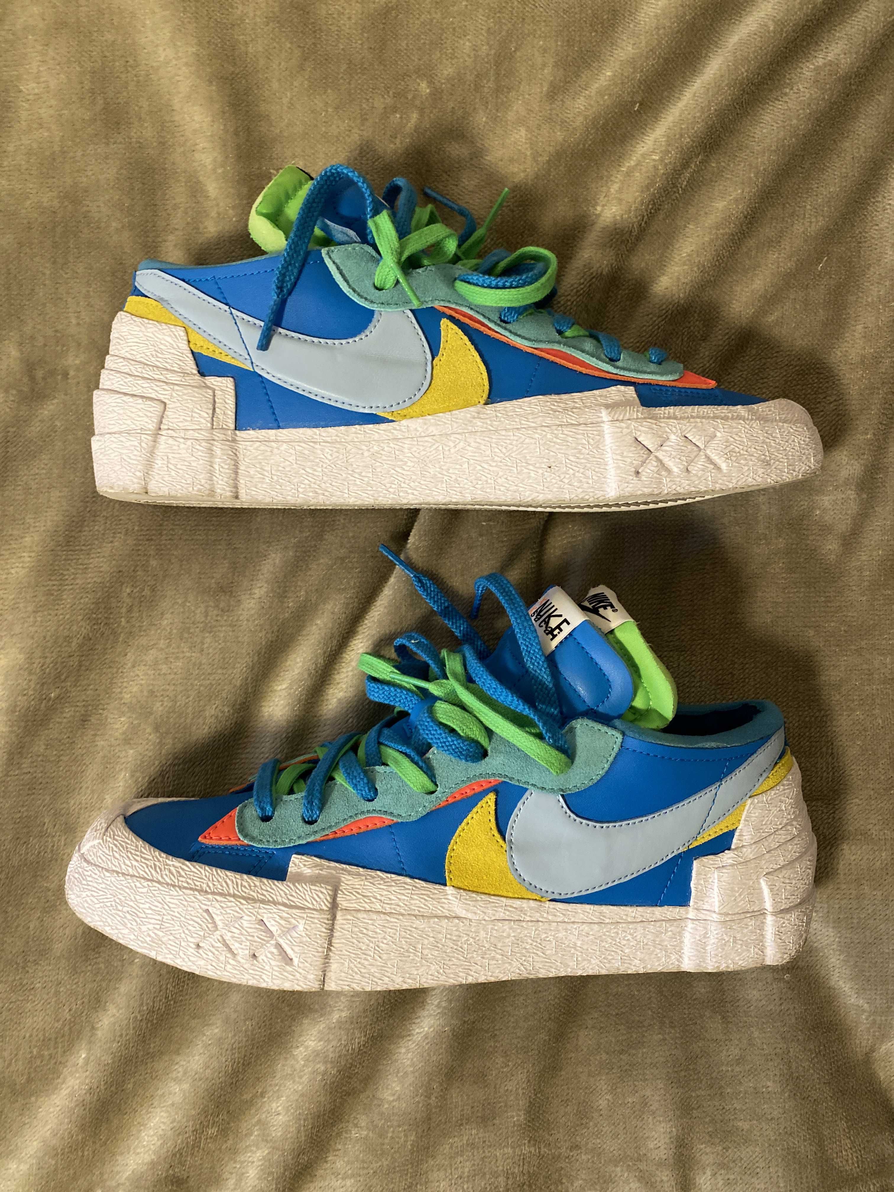 KAWS × sacai × Nike Blazer Low "Neptune Blue"