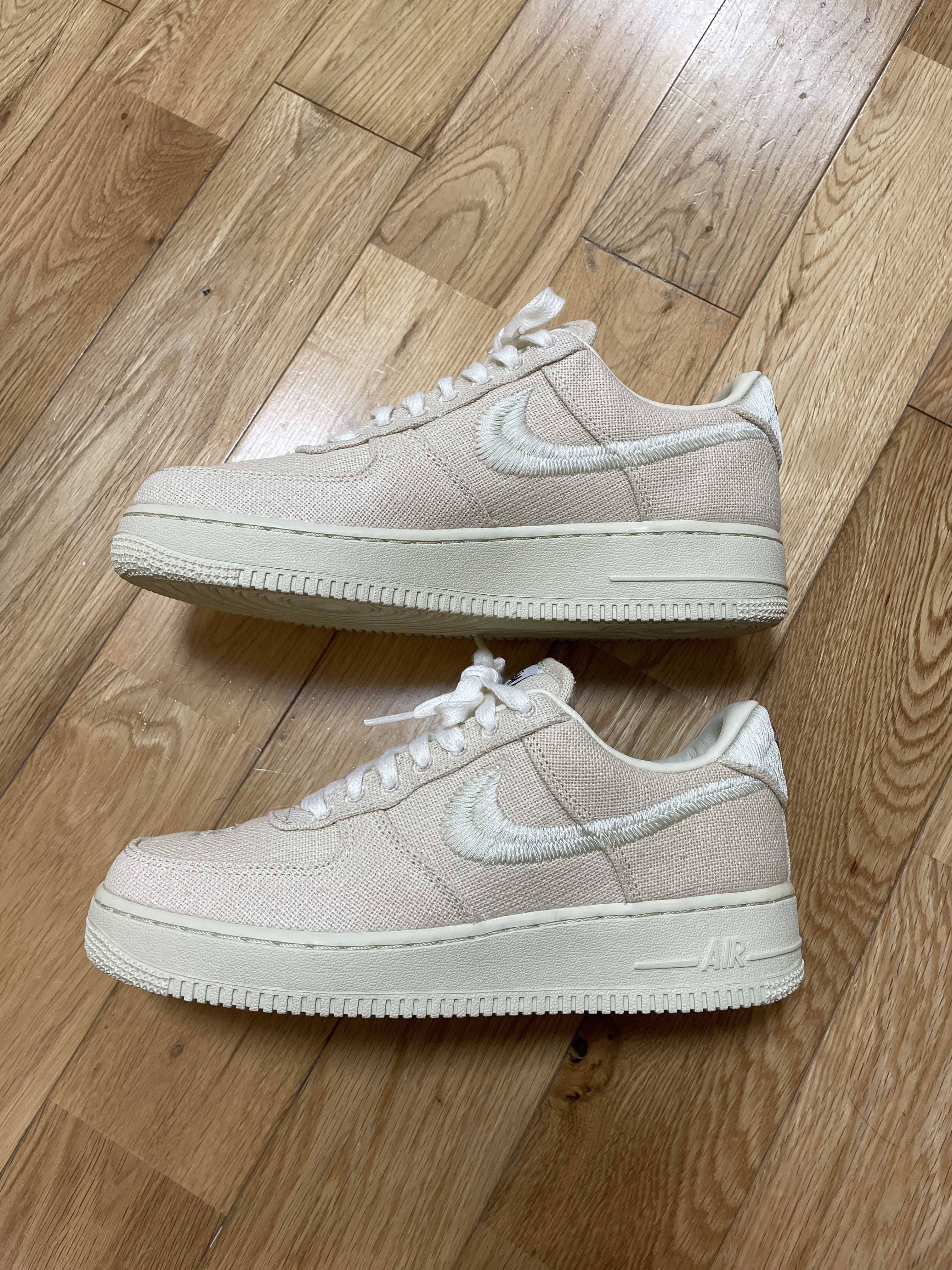 Stussy × Nike Air Force 1 Low "Fossil Stone"