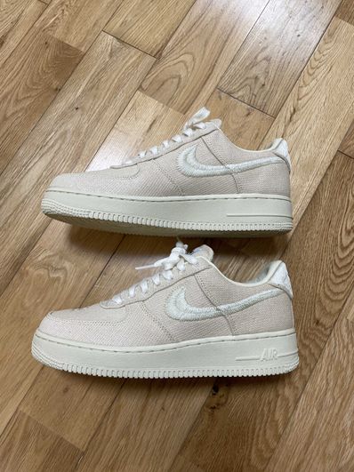 Stussy × Nike Air Force 1 Low "Fossil Stone"