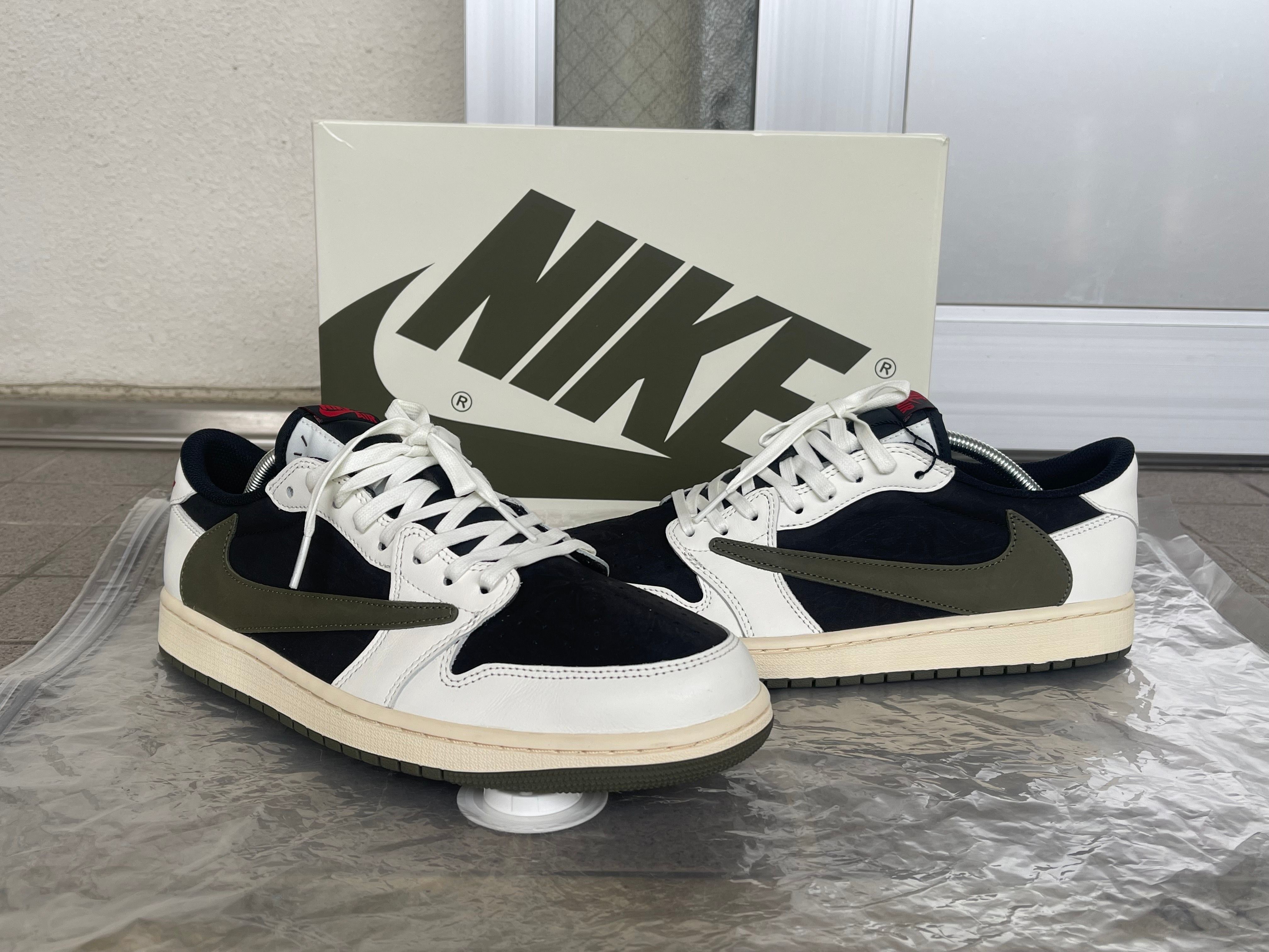 Travis Scott × Nike Women's Air Jordan 1 Low OG "Medium Olive"