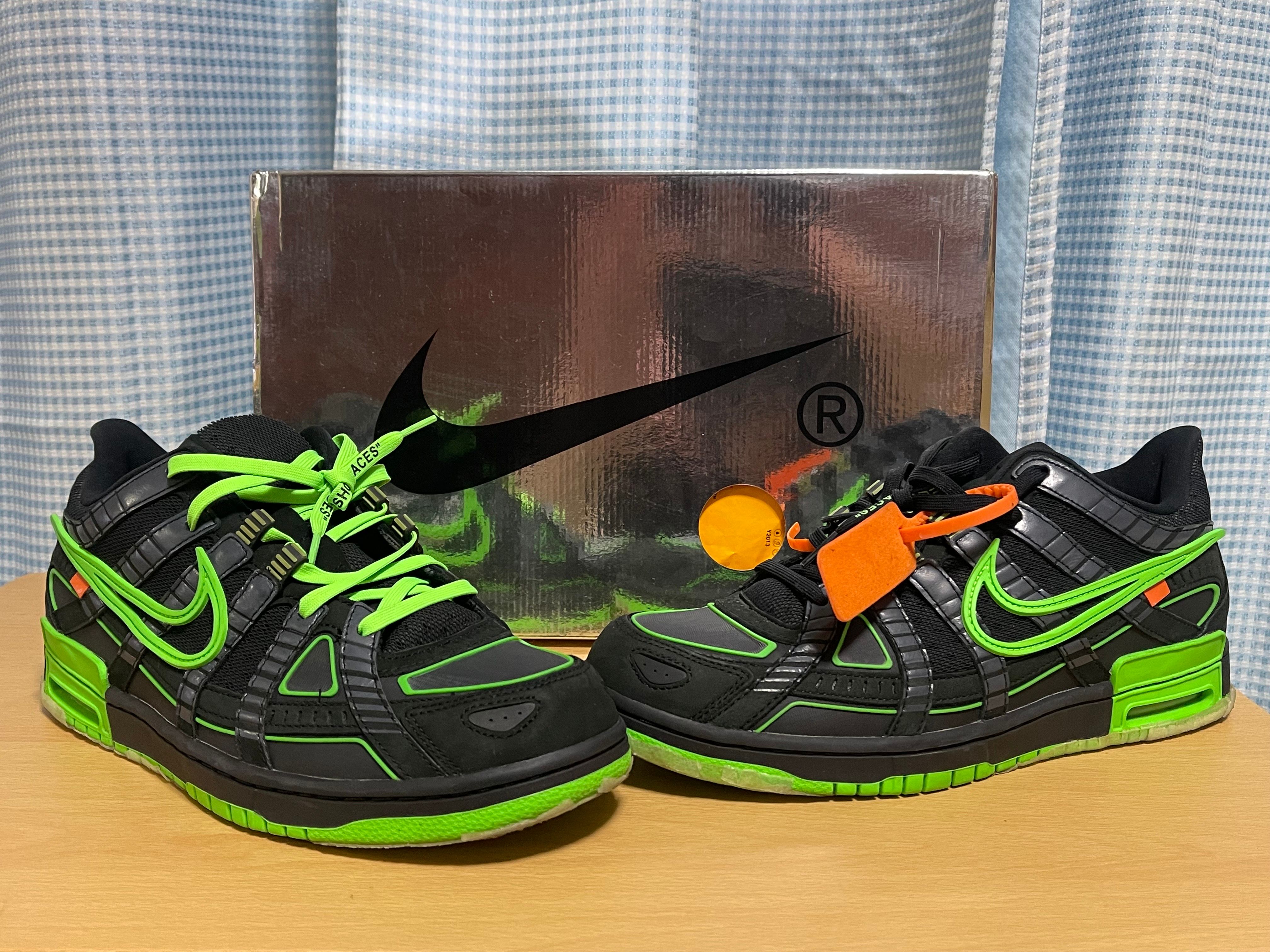 Off-White × Nike Air Rubber Dunk "Black/Green Strike"