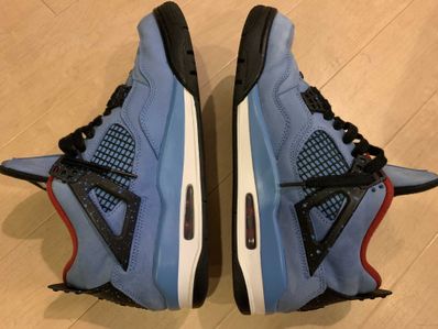 Travis Scott × Nike Air Jordan 4 Retro Cactus Jack "University Blue"