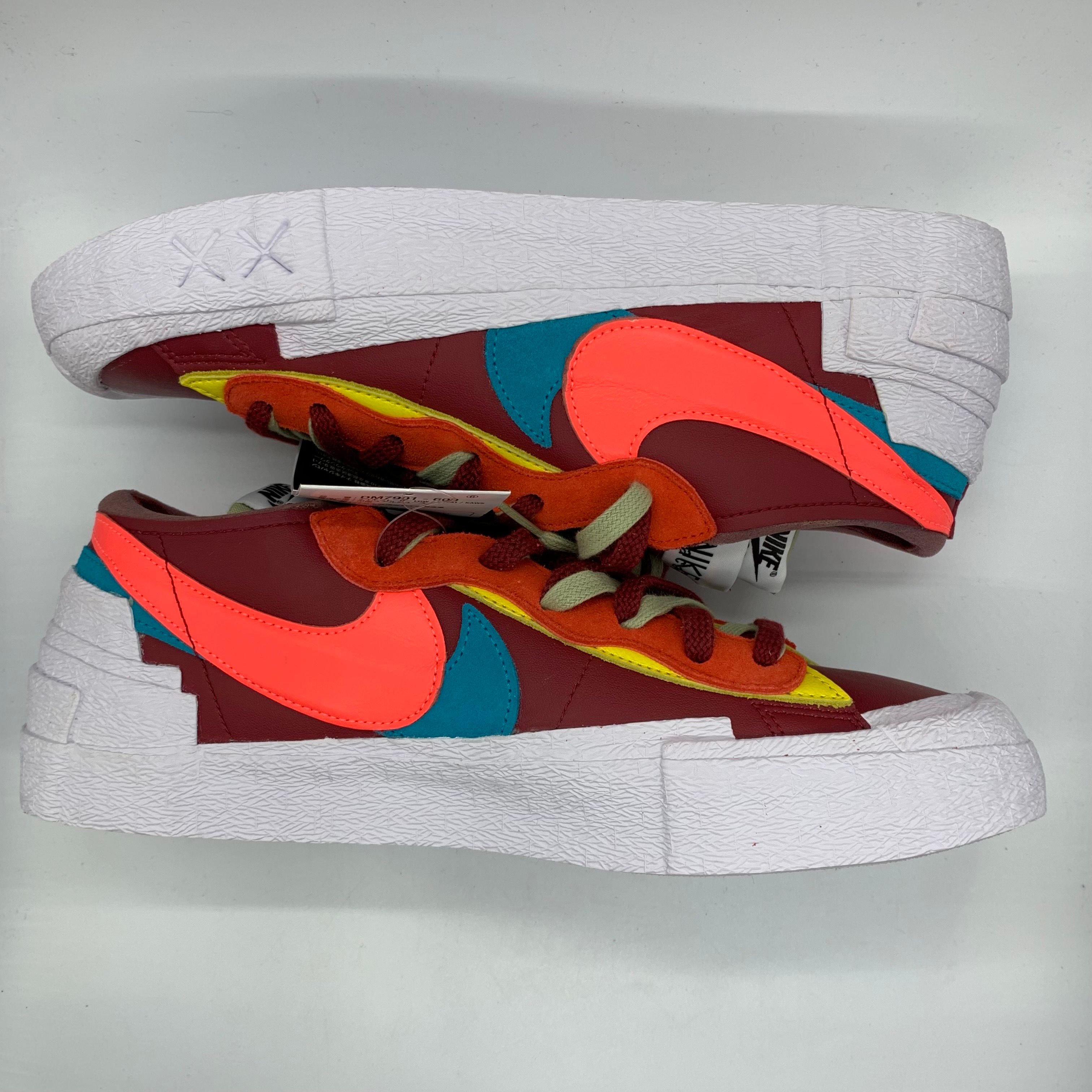 KAWS × sacai × Nike Blazer Low "Team Red"