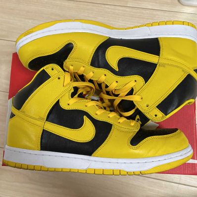 Nike Dunk High "Black/Varsity Maize"