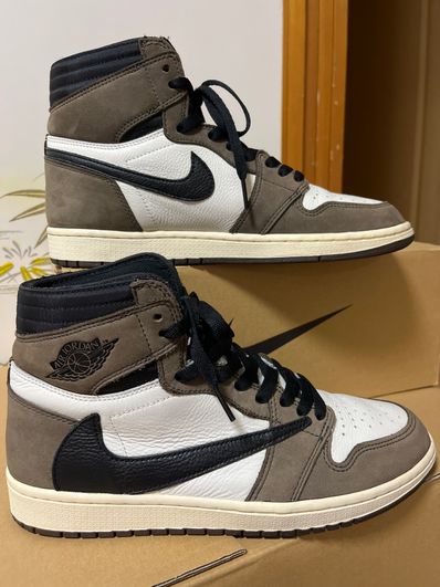 Travis Scott × Nike Air Jordan 1 Retro High OG TS SP "Sail/Dark Mocha"