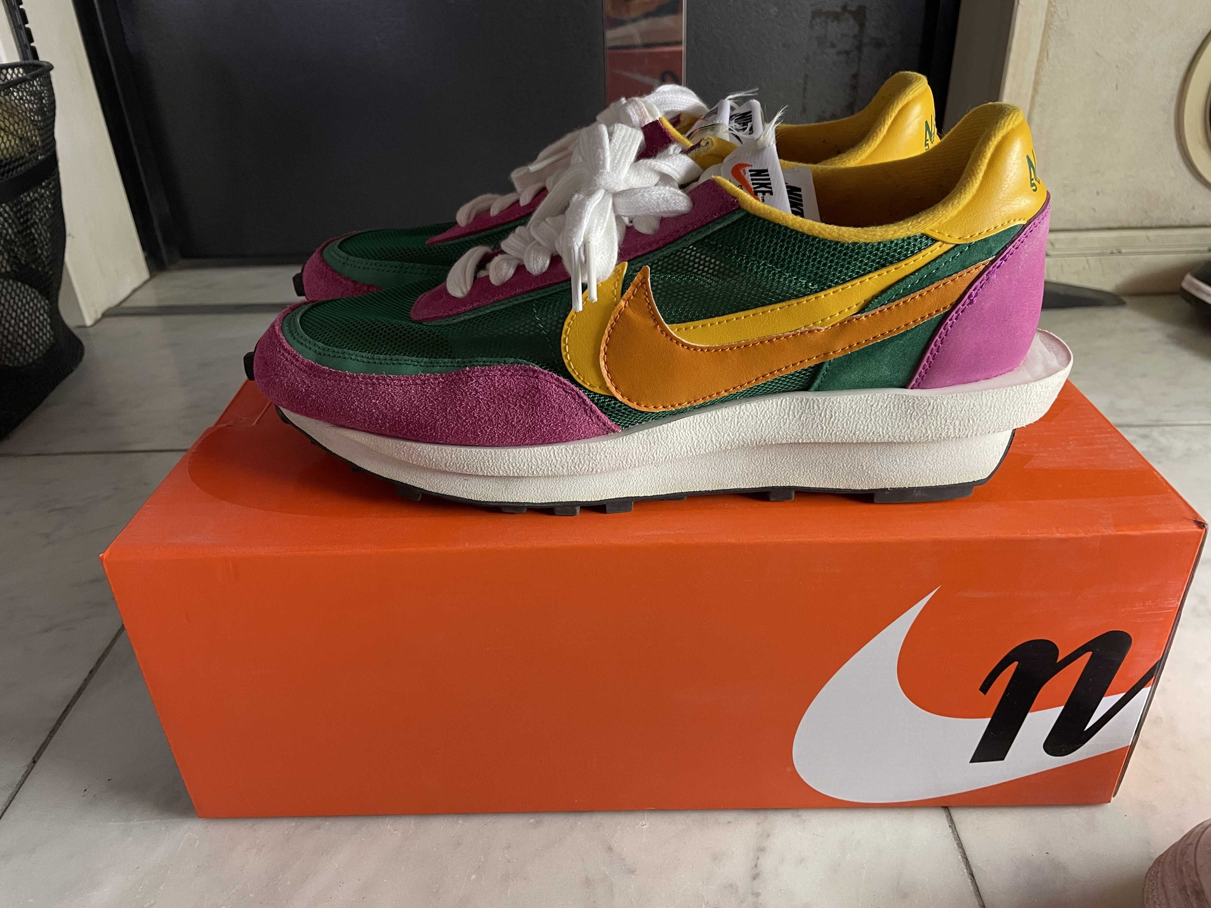 sacai × NIKE LDV WAFFLE "PINE GREEN"