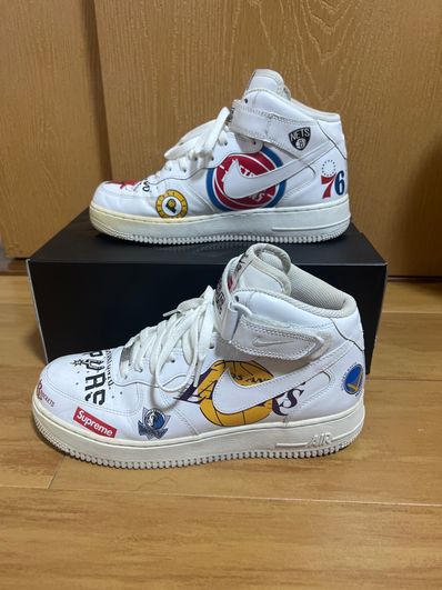 Af1 x shop supreme x nba
