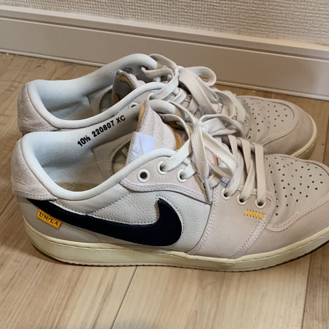 UNION × Nike Air Jordan 1 Low KO "Sail Leather"
