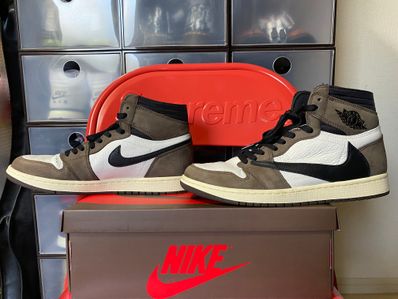 Travis Scott × Nike Air Jordan 1 Retro High OG TS SP "Sail/Dark Mocha"