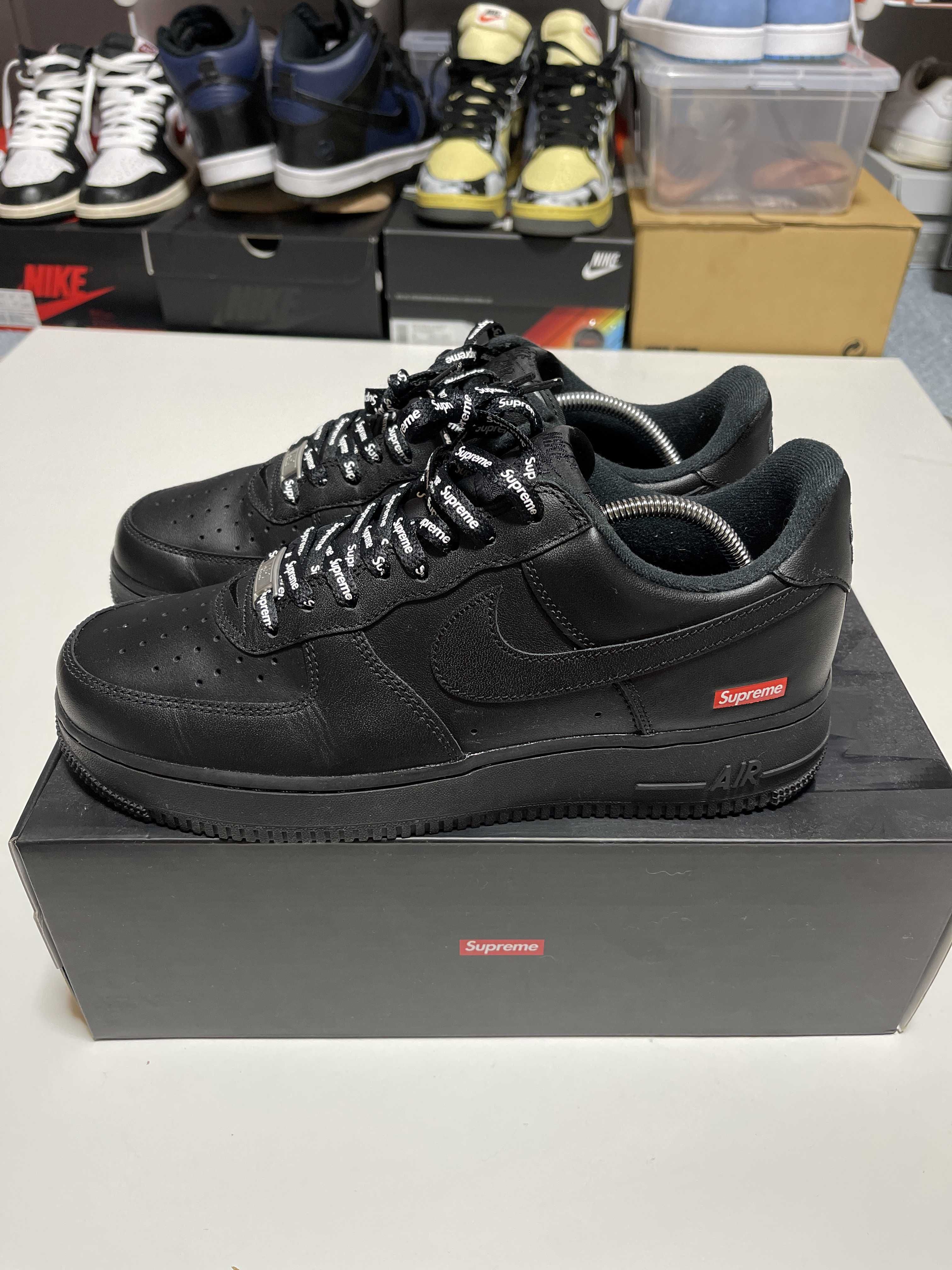 Supreme × Nike Air Force 1 Low "Black"