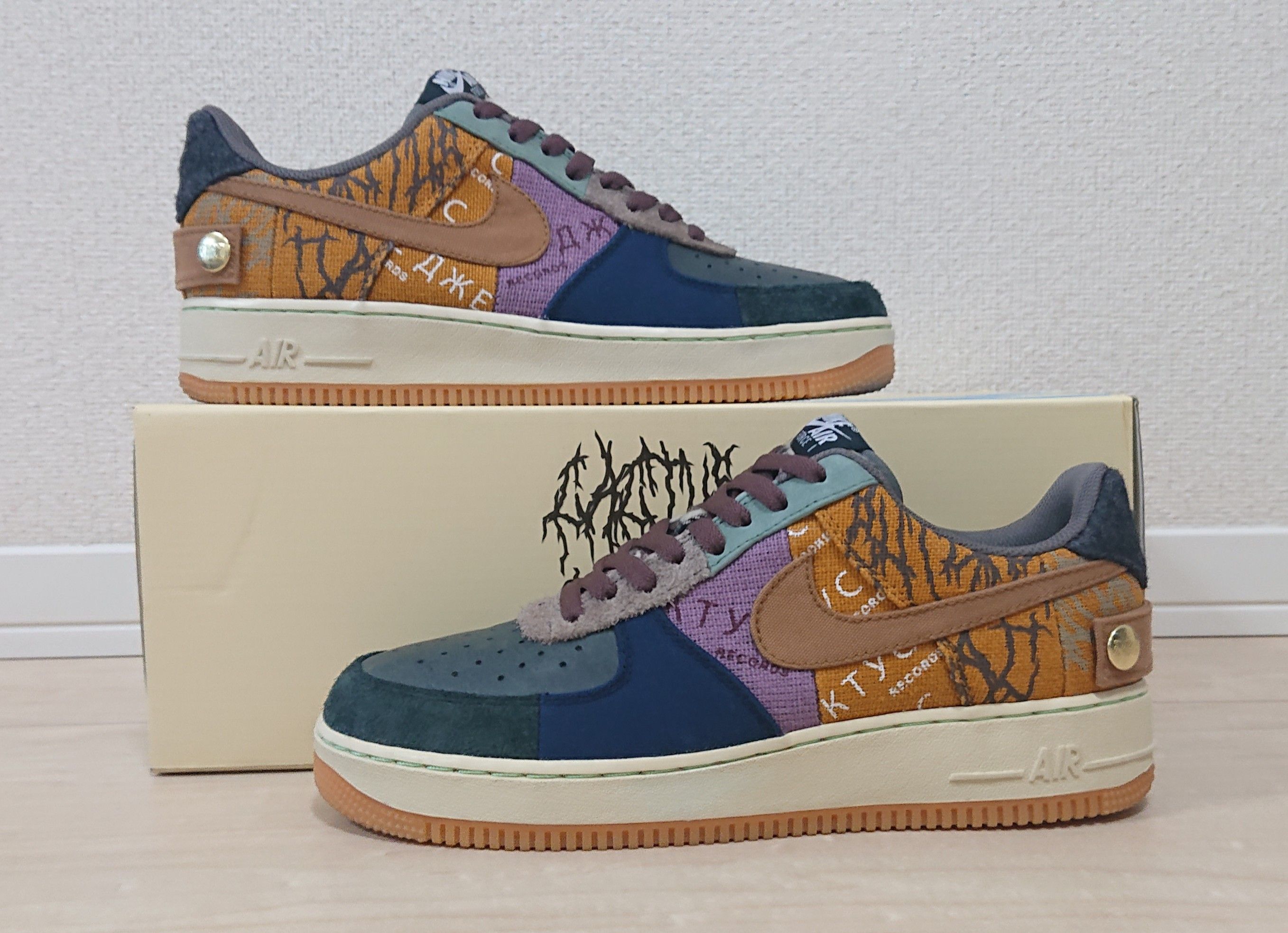 Travis Scott × Nike Air Force 1 Low Cactus Jack "Multi Color"