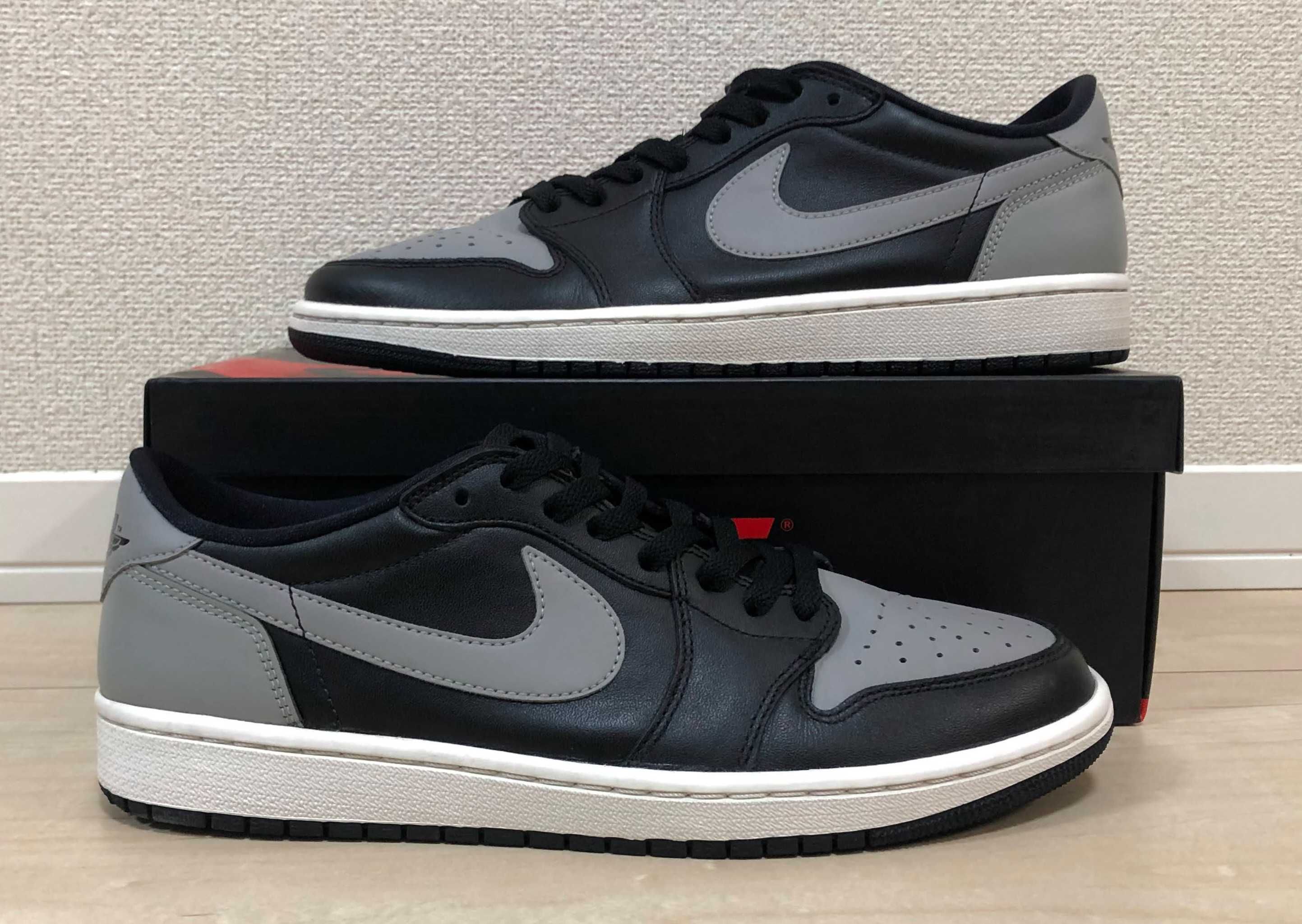 NIKE AIR JORDAN 1 RETRO LOW BLACK GREY (2015)