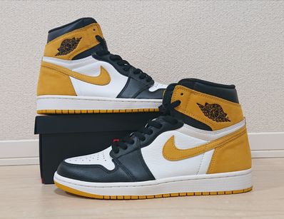 Nike Air Jordan 1 Retro High OG "Black Toe/Yellow Ochre"