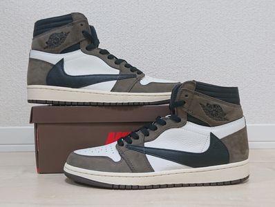 Travis Scott × Nike Air Jordan 1 Retro High OG TS SP "Sail/Dark Mocha"