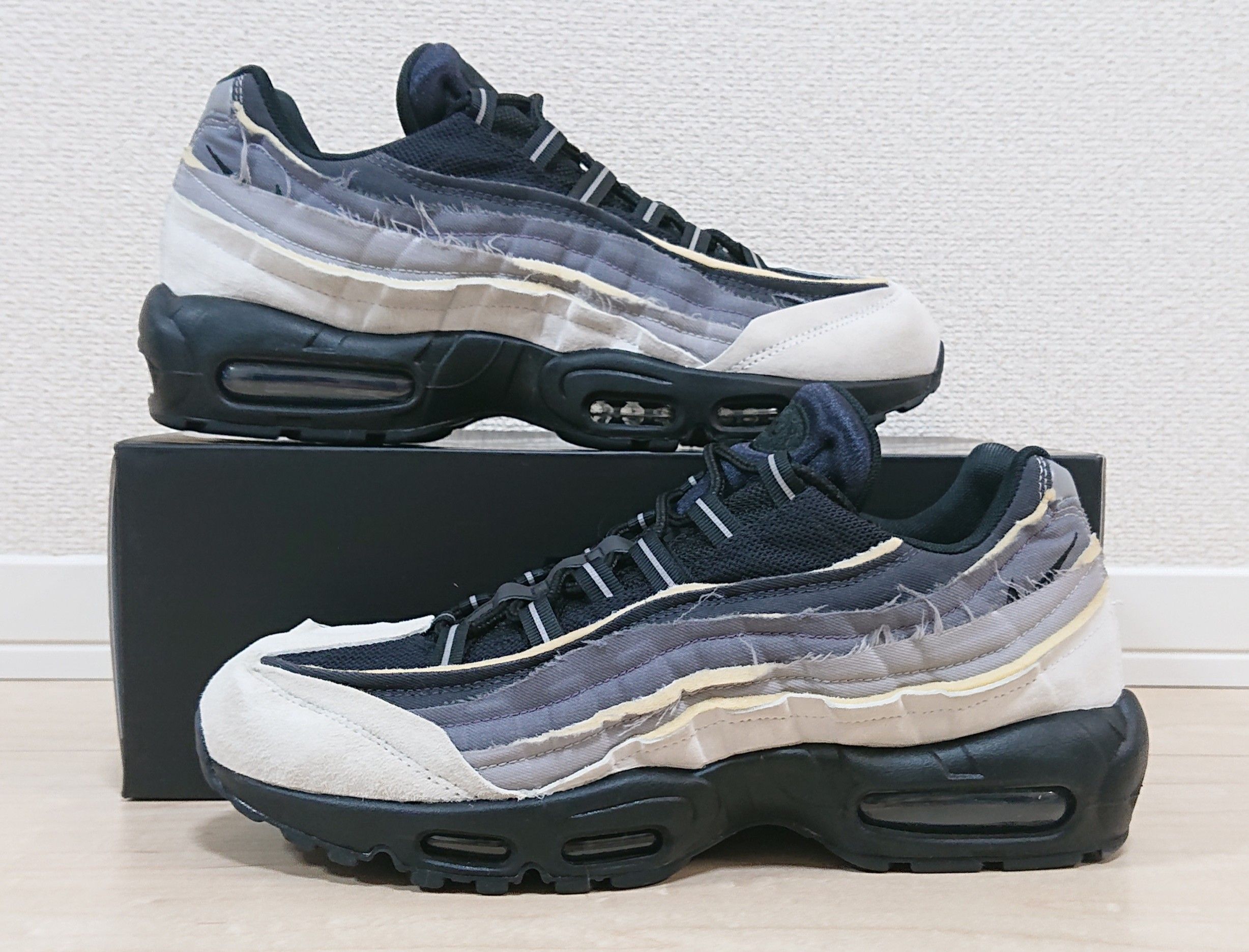 COMME des GARCONS × Nike Air Max 95 "Charcoal"