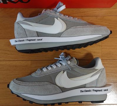 Fragment × sacai × Nike LD Waffle "Light Smoke Grey"