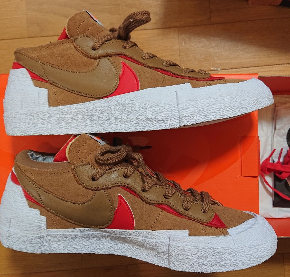 SACAI × NIKE BLAZER LOW "BRITISH TAN"