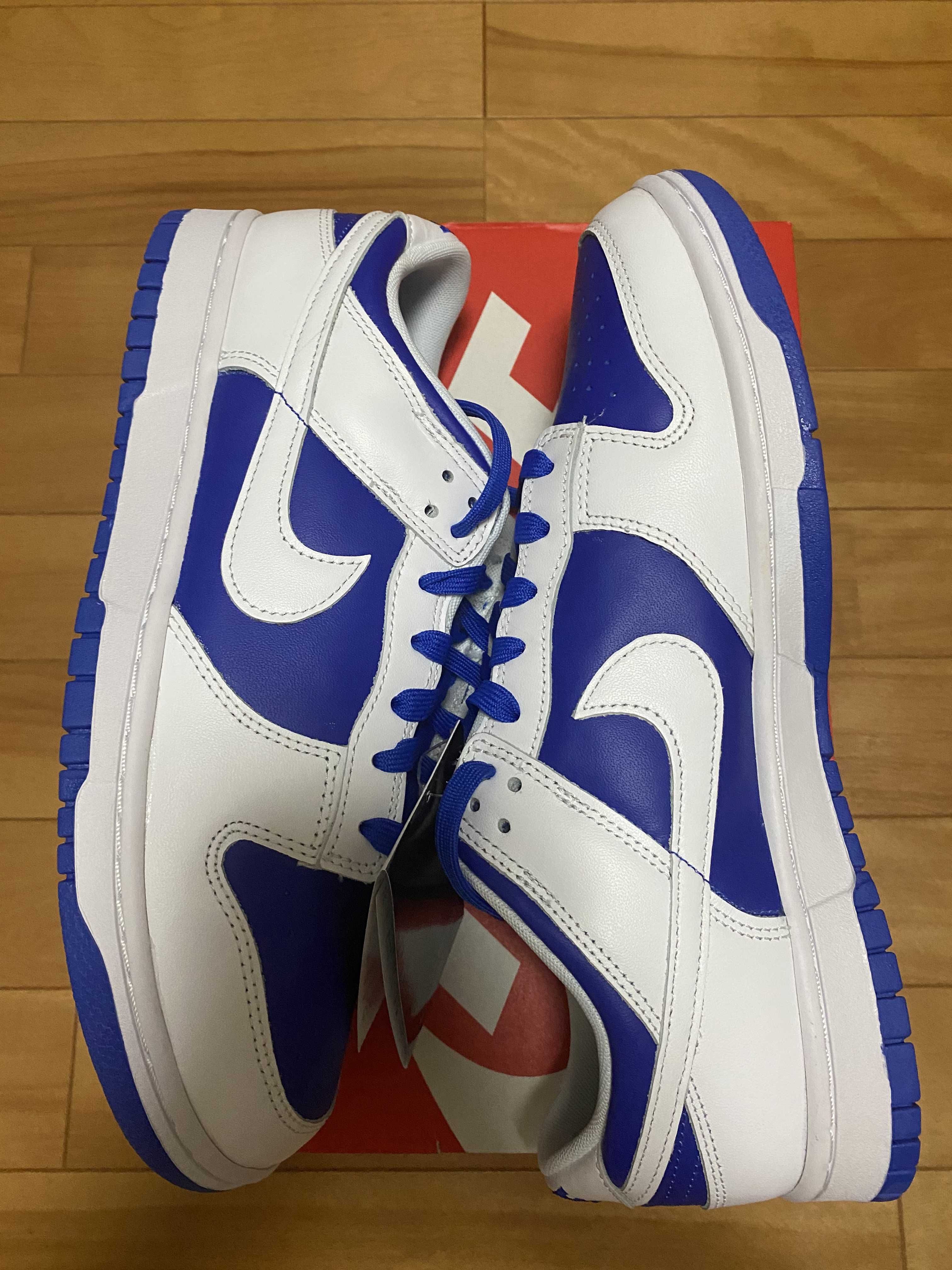 Nike Dunk Low Retro "Racer Blue and White"
