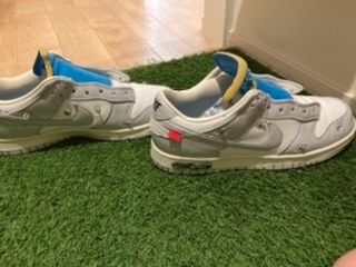 Off-White × Nike Dunk Low "Sail/Neutral Gray"