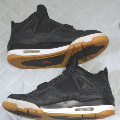 Nike Air Jordan 4 Retro "Laser Black/Gum"