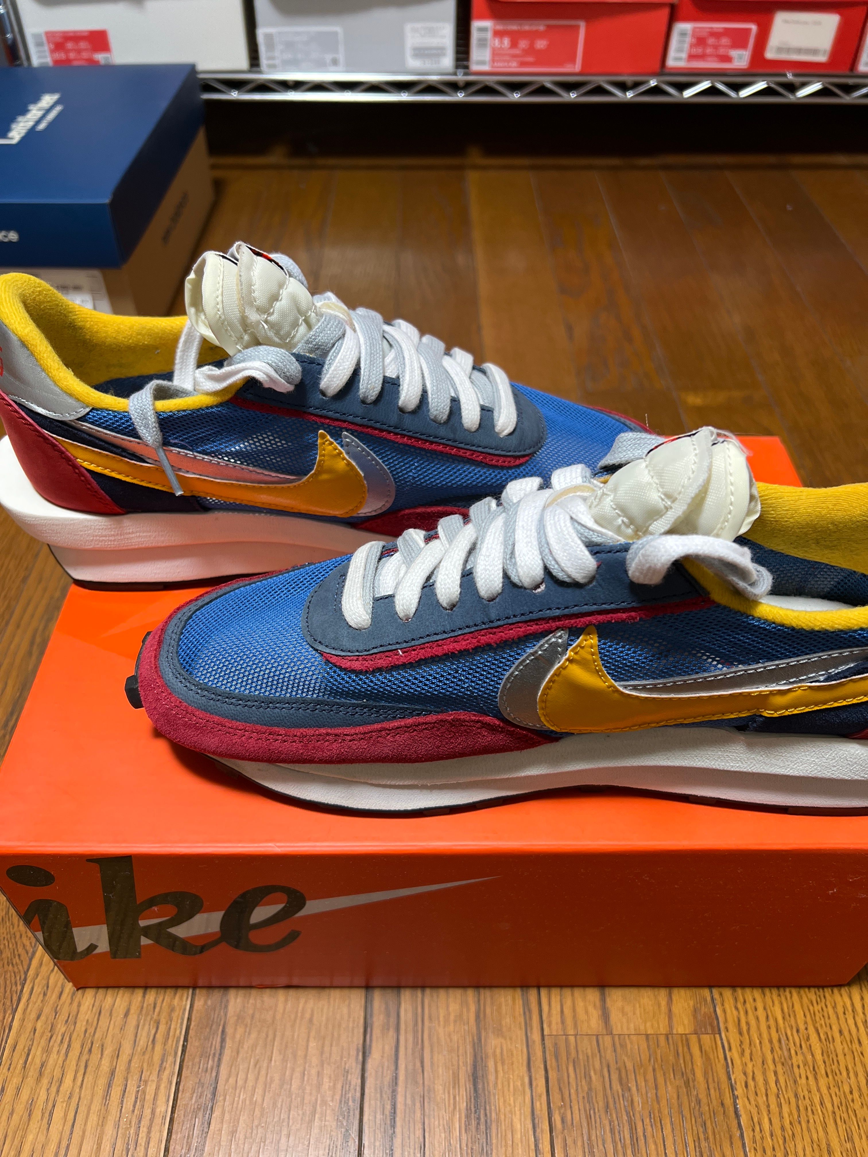 sacai × Nike LDV Waffle "Red/Blue"