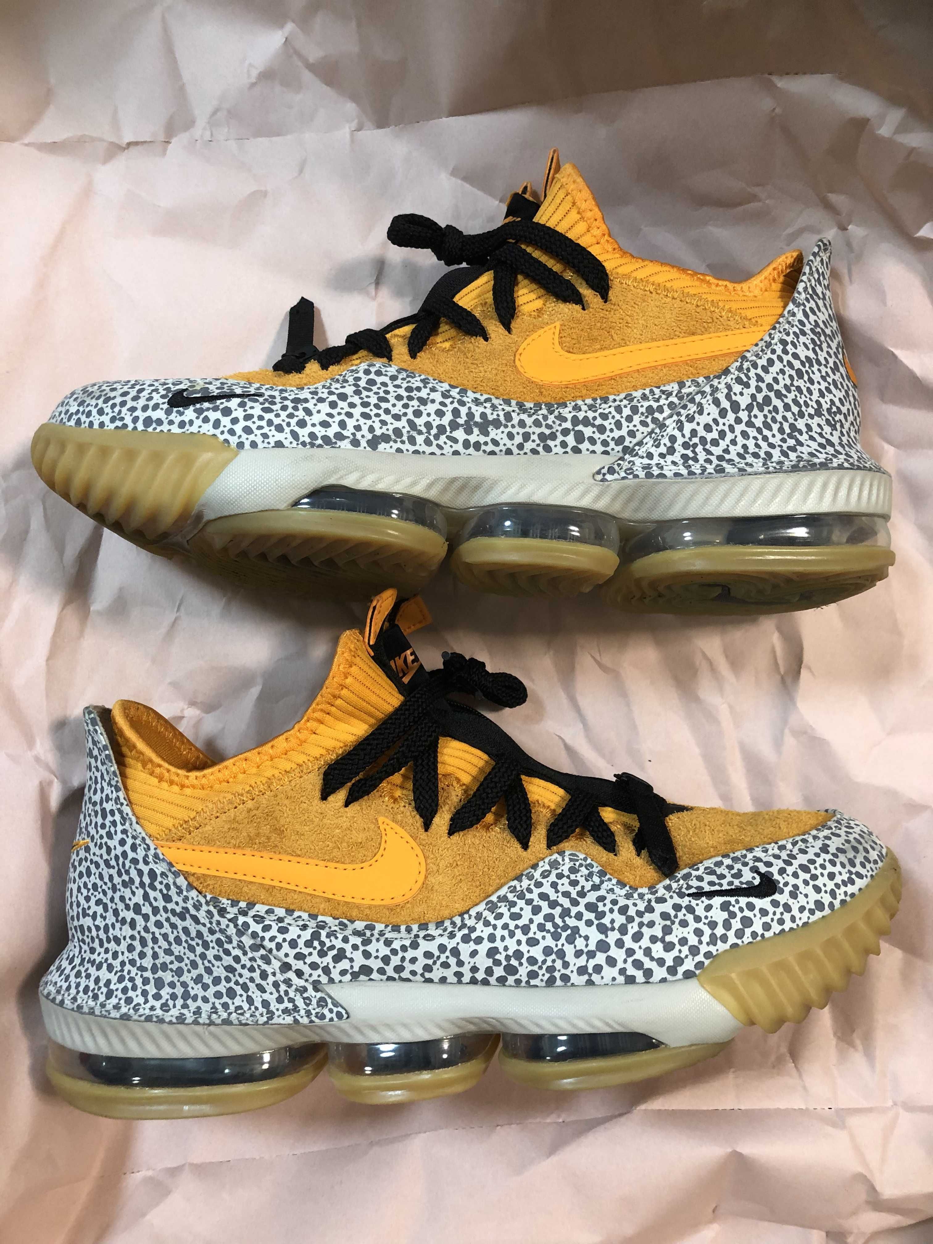atmos × Nike LeBron 16 Low "Safari" (CD9471-800/CI3358-800)
