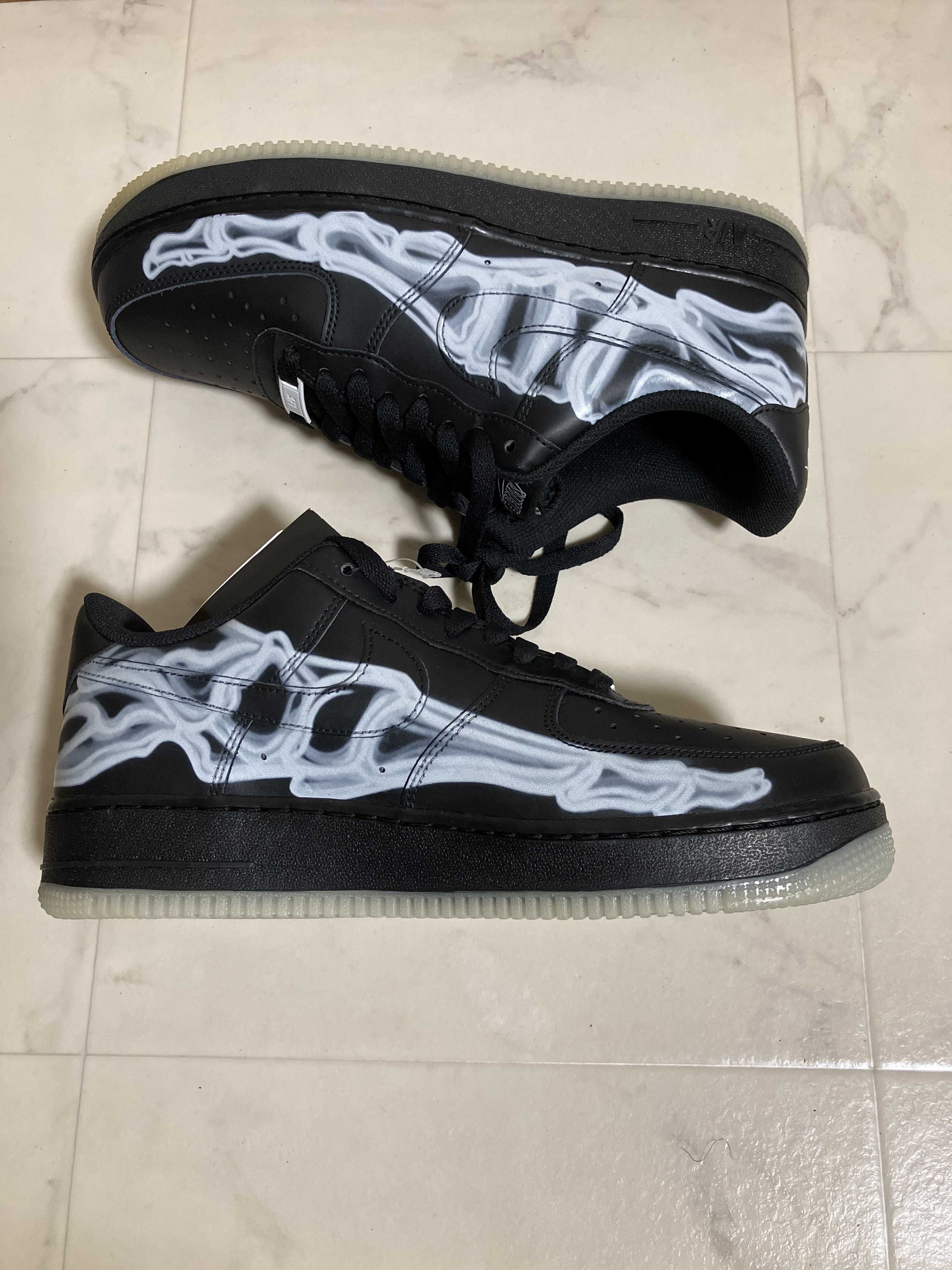 Nike Air Force 1 Low "Black Skeleton"