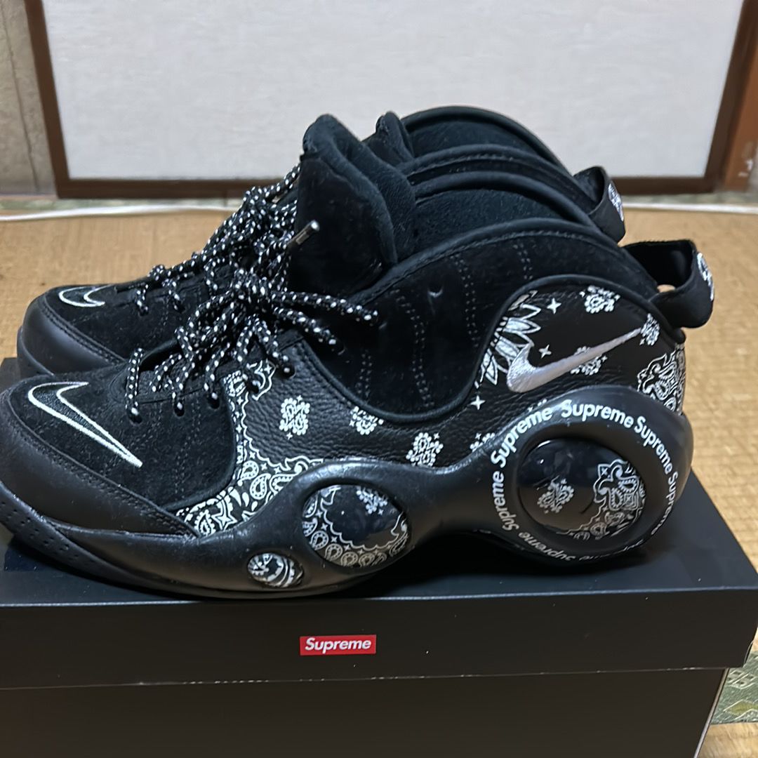 Supreme × Nike Air Zoom Flight 95 SP "Black/White"