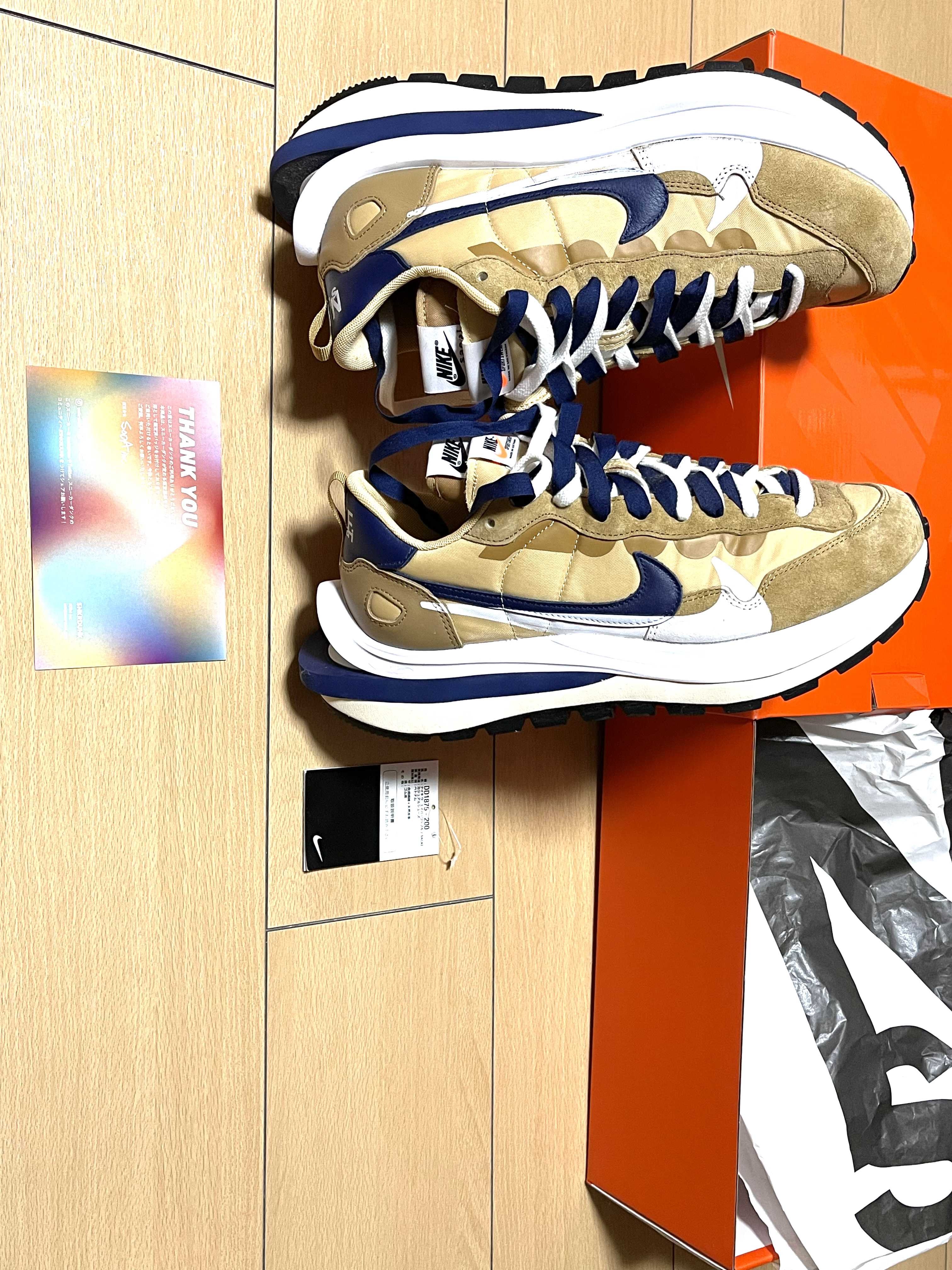 Sacai × Nike Vapor Waffle "Sesame And Blue Void"