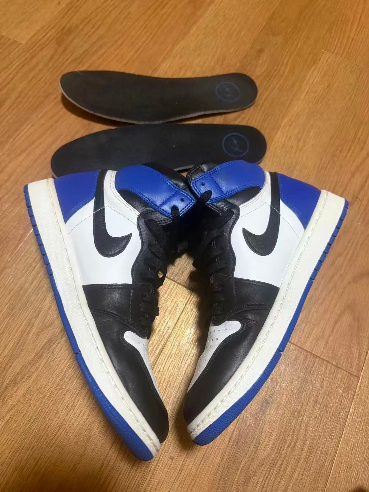fragment design × Nike Air Jordan 1 Retro High OG "Black/Sport Royal/White"